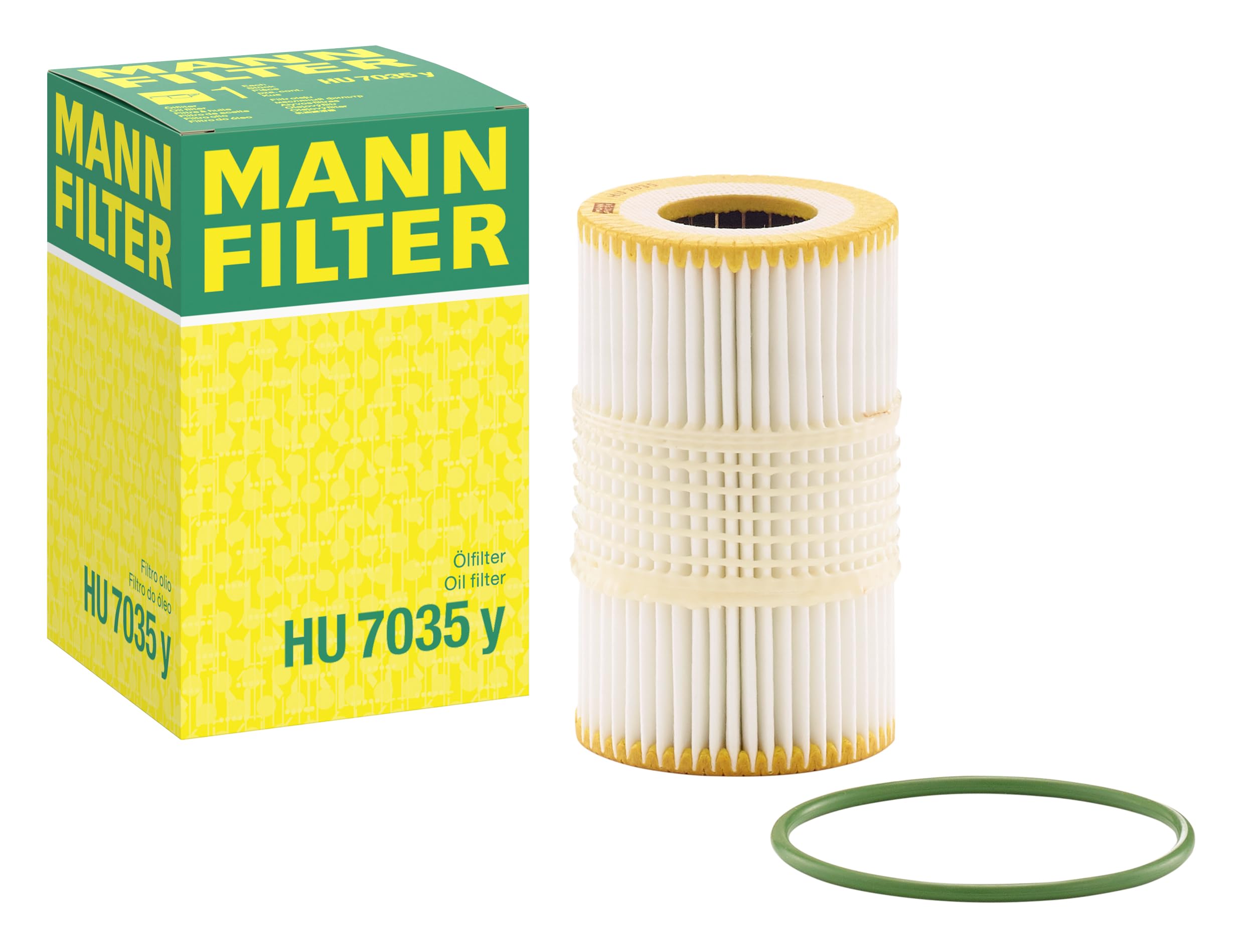 Mann-Filter Hu 7035 Y Oil Filter - Cartridge