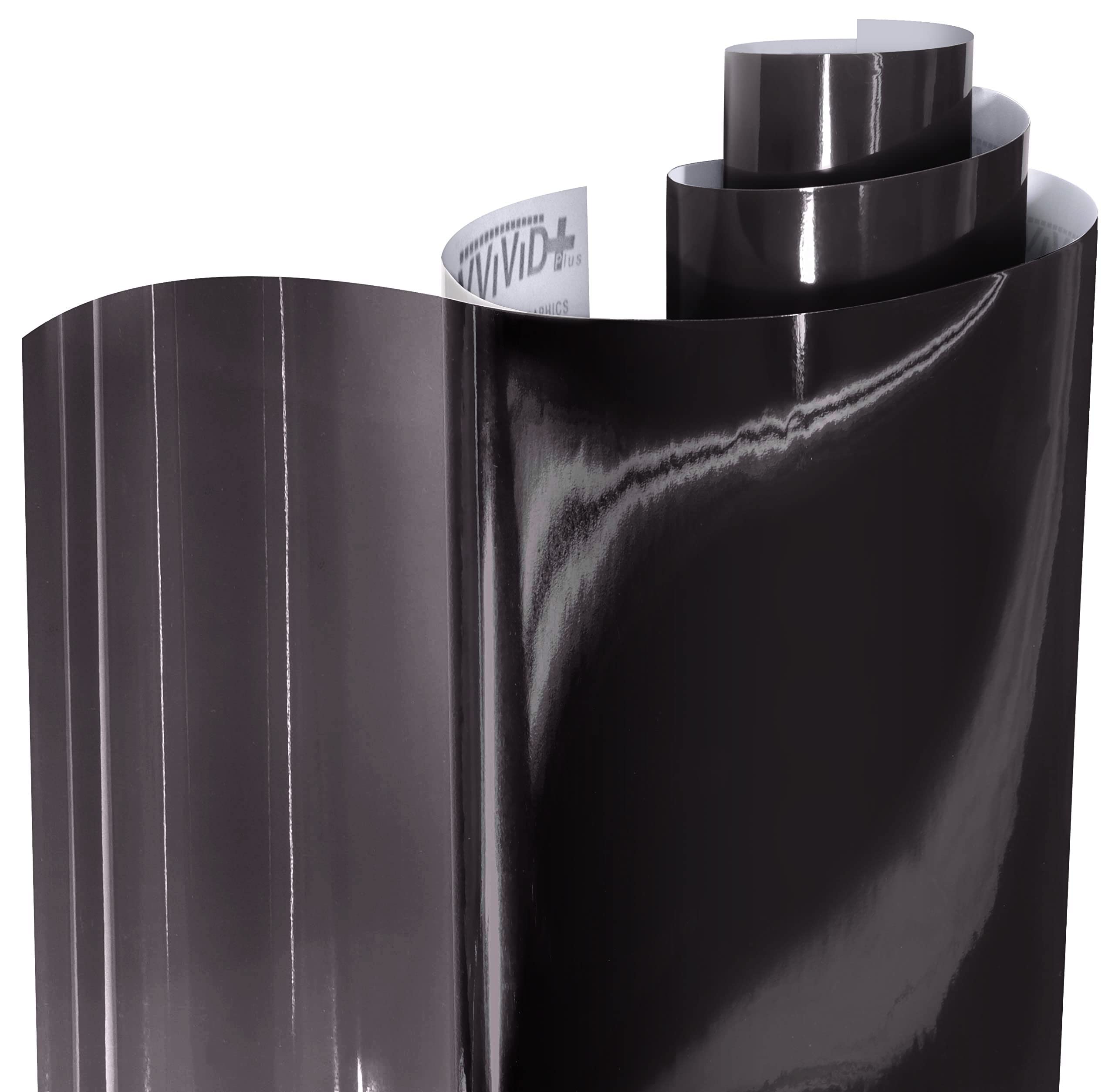 VViViD Air-Tint Dark Black Headlight Taillight Tint Air-Release Vinyl Wrap Film Roll (60in x 60in)