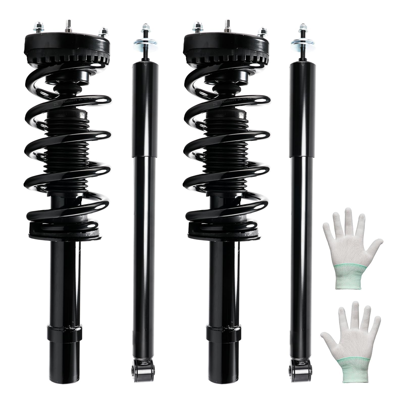 KAX Complete Struts w/Coil Springs Replacement Strut Shocks Assembly 172899L,172899R,5797 for Chrysler 300 2012-2023,Dodge Charg