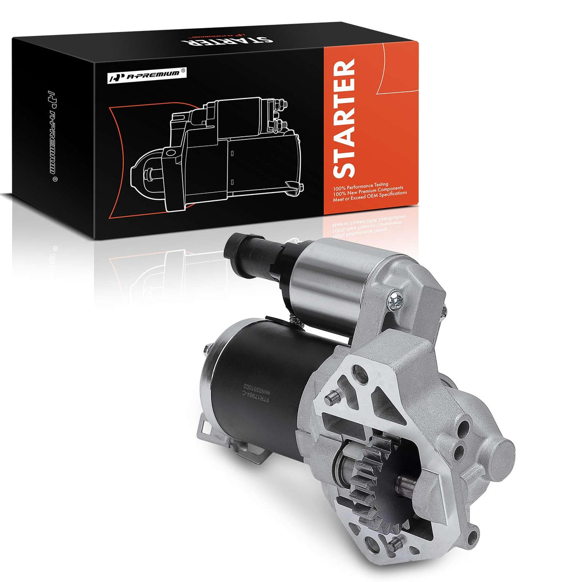 A-Premium Starter Motor Compatible with Honda Pilot 2006 2007 2008 3.5L, Ridgeline 2006 2007 2008 3.5L, 12V 1.6KW 19-Teeth Count