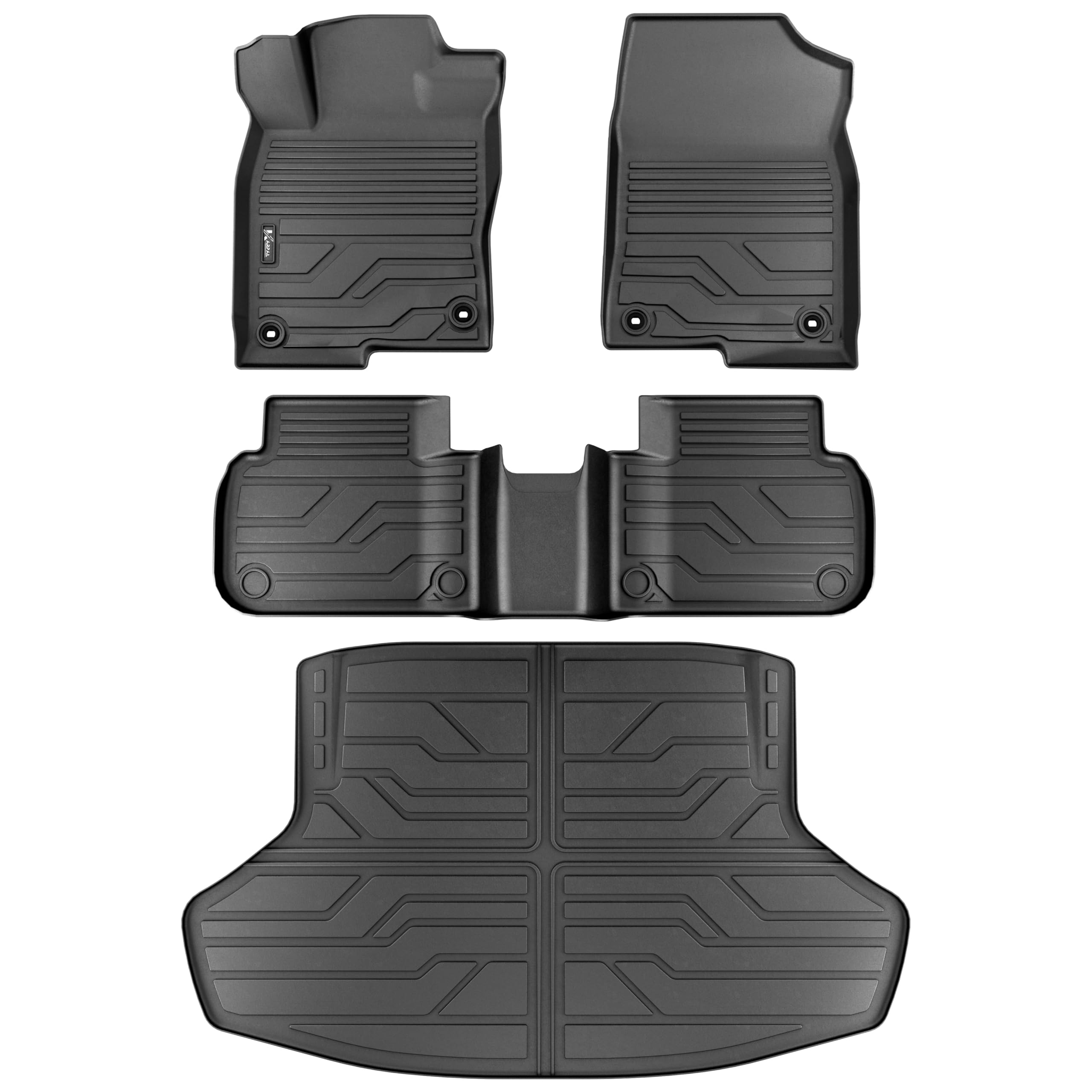 Karpal Floor Mats Fit For 2022-2025 Honda Civic Sedan (Not Fit Hatchback), Tpe Rubber All Weather Protection Heavy Duty Floor Li