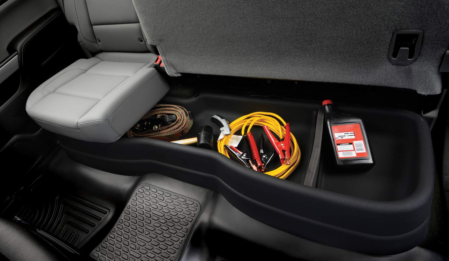 Husky Liners Gearbox - Under Seat Storage Box | Fits 2019-2024 Dodge Ram 1500 Crew Cab W/Factory Storage Box (Excludes Models W/