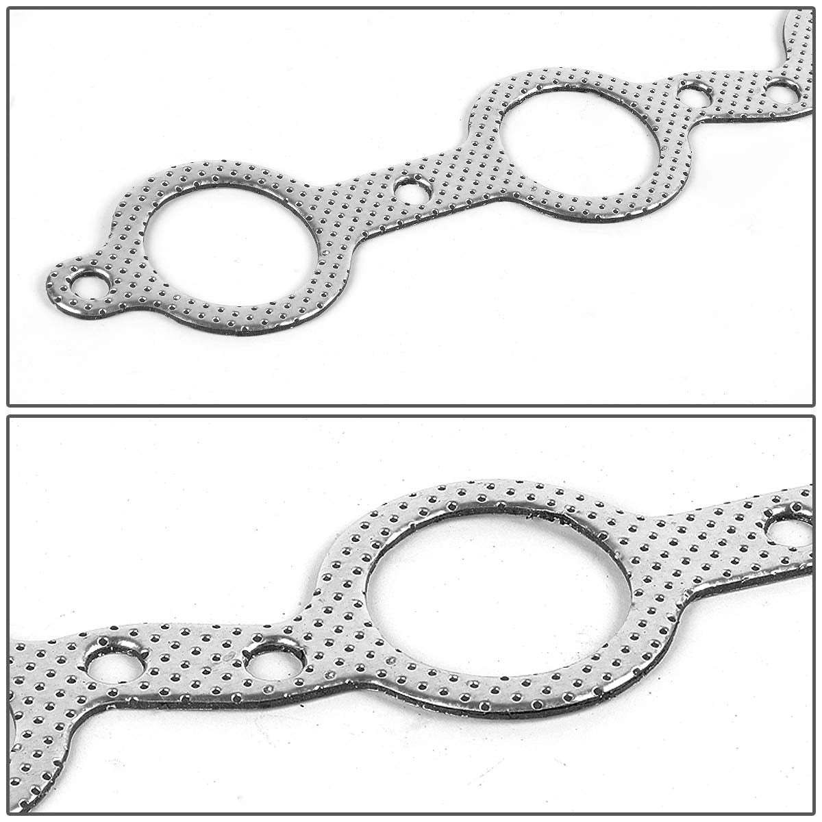 Auto Dynasty Aluminum Exhaust Manifold Header Gasket Set Compatible With Tahoe Silverado Yukon Xl Sierra Escalade 4.8 5.3 6.2L 04-13