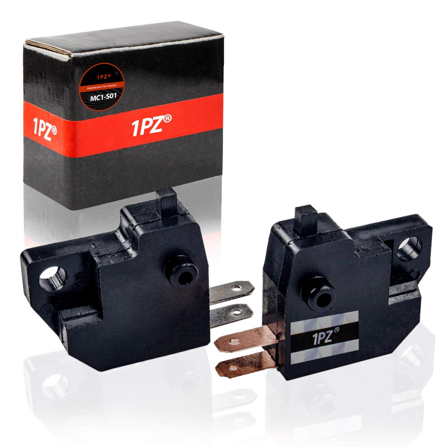 1PZ MC1-S01 Left & Right Front Brake Light Stop Switch Replacement for Yamaha Honda Kawasaki Suzuki Moped Scooter Motorcycle ATV