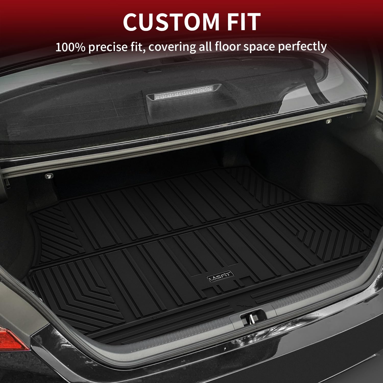 Lasfit Trunk Mat For Toyota Camry 2025 2024 2023 2022 2021 2020 2019 2018 Hybrid/L/Le/Se/Trd/Xle/Xse & For Toyota Avalon 2019-20