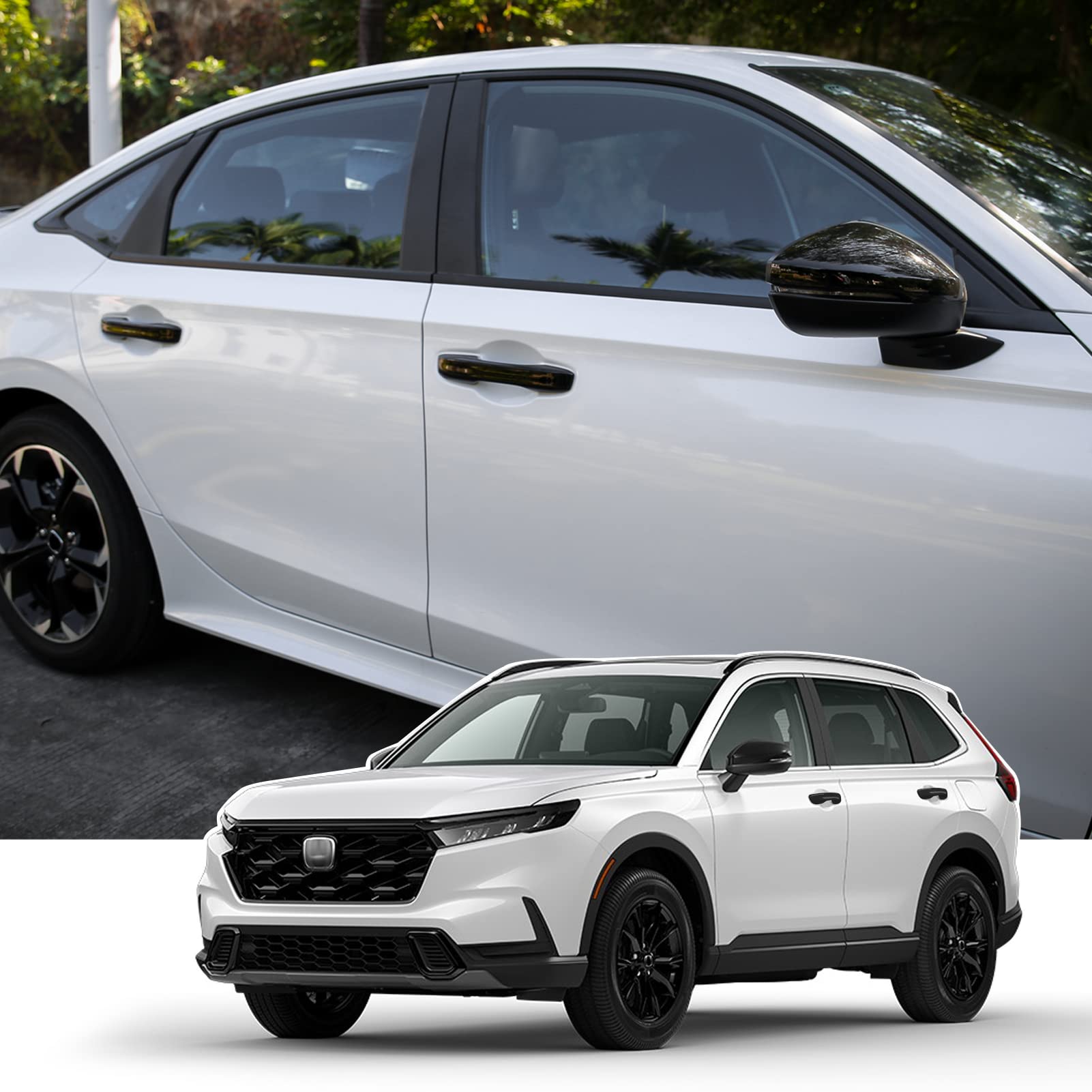Thenice For 11Th Gen Civic Accessories Door Handle Cover Exterior Handle Protection For Honda Civic 2022-2024, Accord/Cr-V/Hr-V