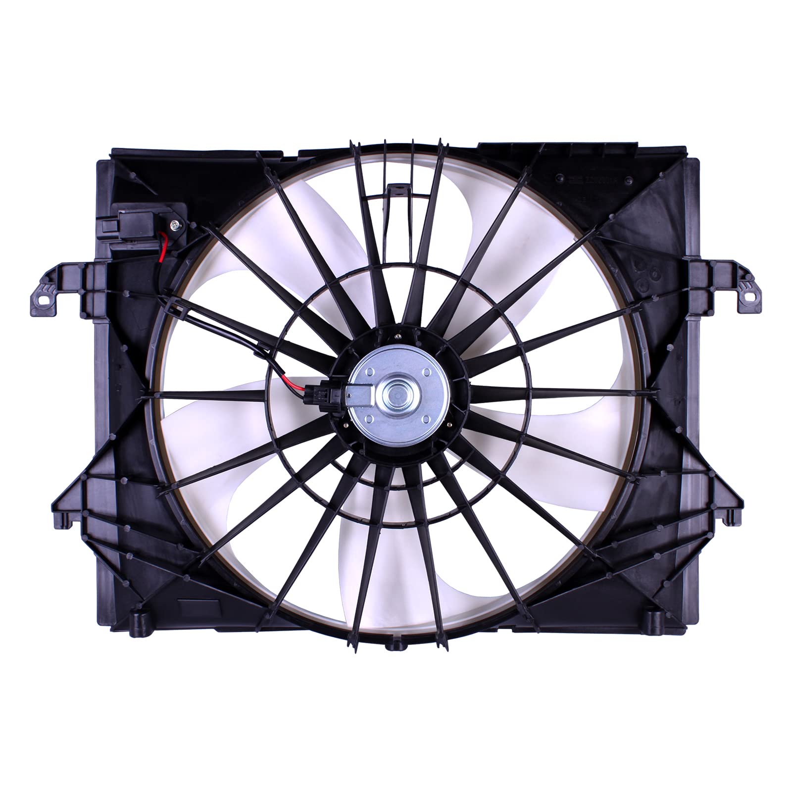 TYG OE Replacement(CAPA Quality) Cooling Fan Extra Silent for 2009-2013 RAM 1500 3.7L 12-13 W/Resist | 55056851AA | CH3115164 | 