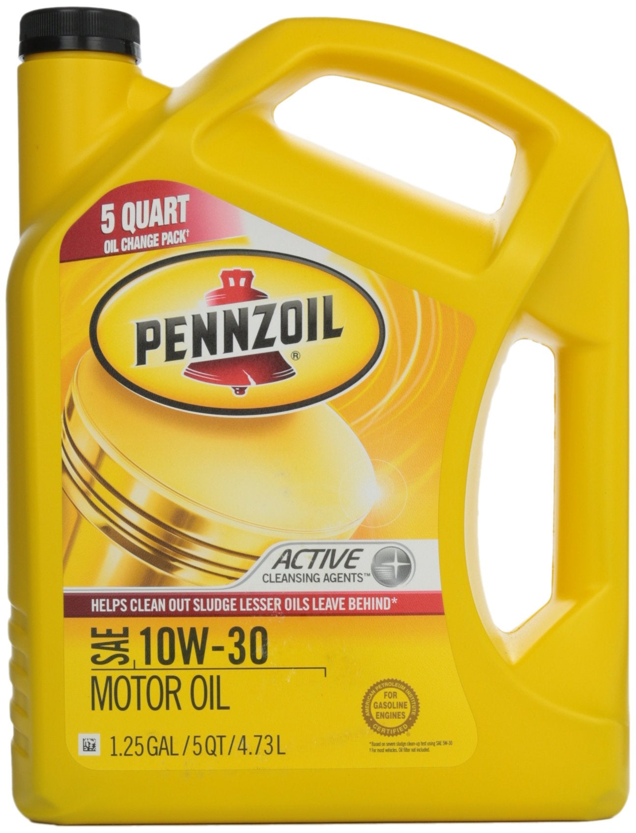 Pennzoil 550038360 SAE 10W-30 Motor Oil API GF-5-5 Quart Jug