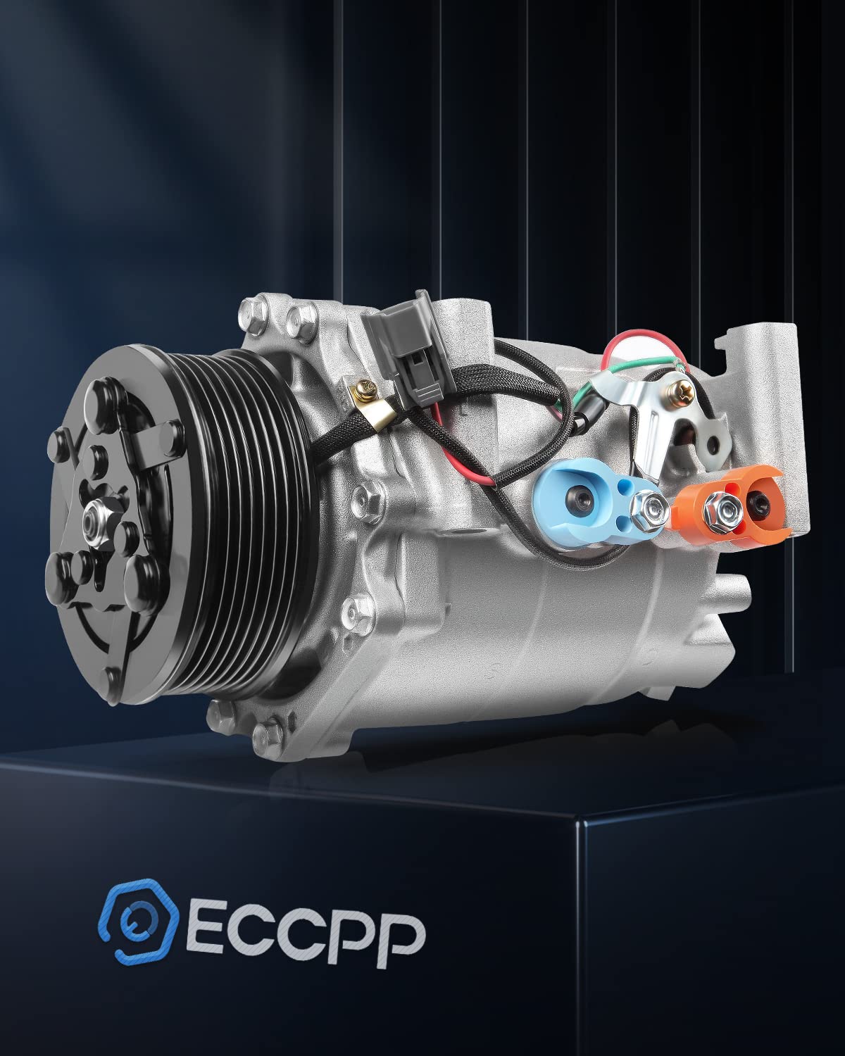 Eccpp Ac Compressor With Clutch 2002-2006 For Honda Civic For Acura Rsx 2.0L Ac Compressor