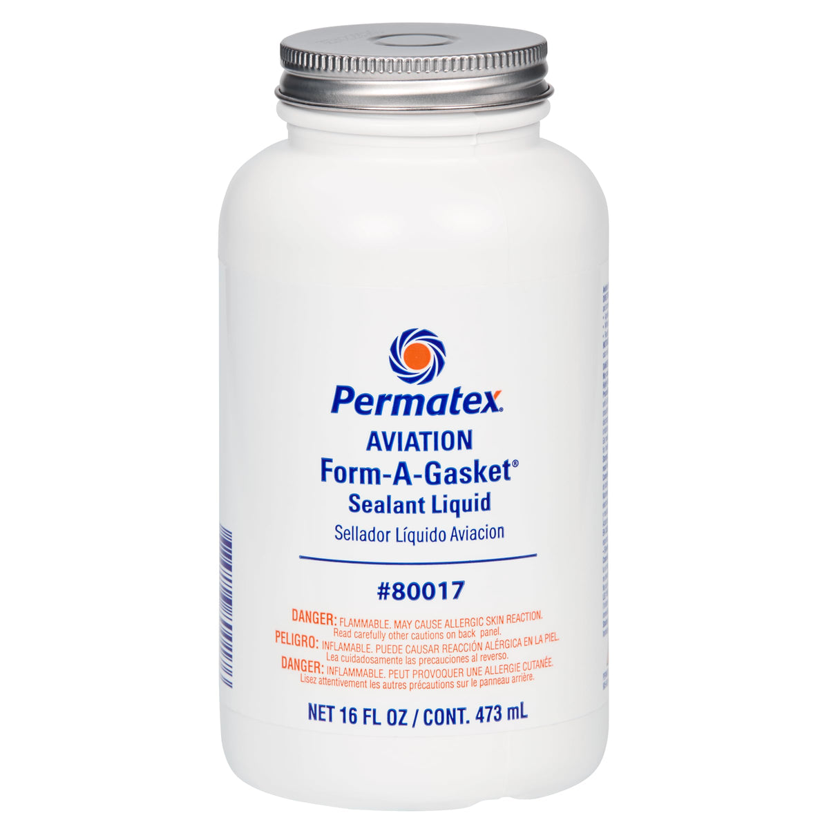 Permatex 80017 Aviation Form-A-Gasket No. 3 Sealant, 16 Oz. , Brown