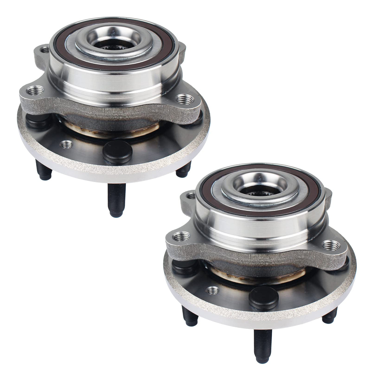 PAROD 513275 Pair Front/Rear Wheel Bearing Hub Assembly fit for 11-14 Ford Edge, 09-18 Flex, 13-18 Police Interceptor Sedan, 14-