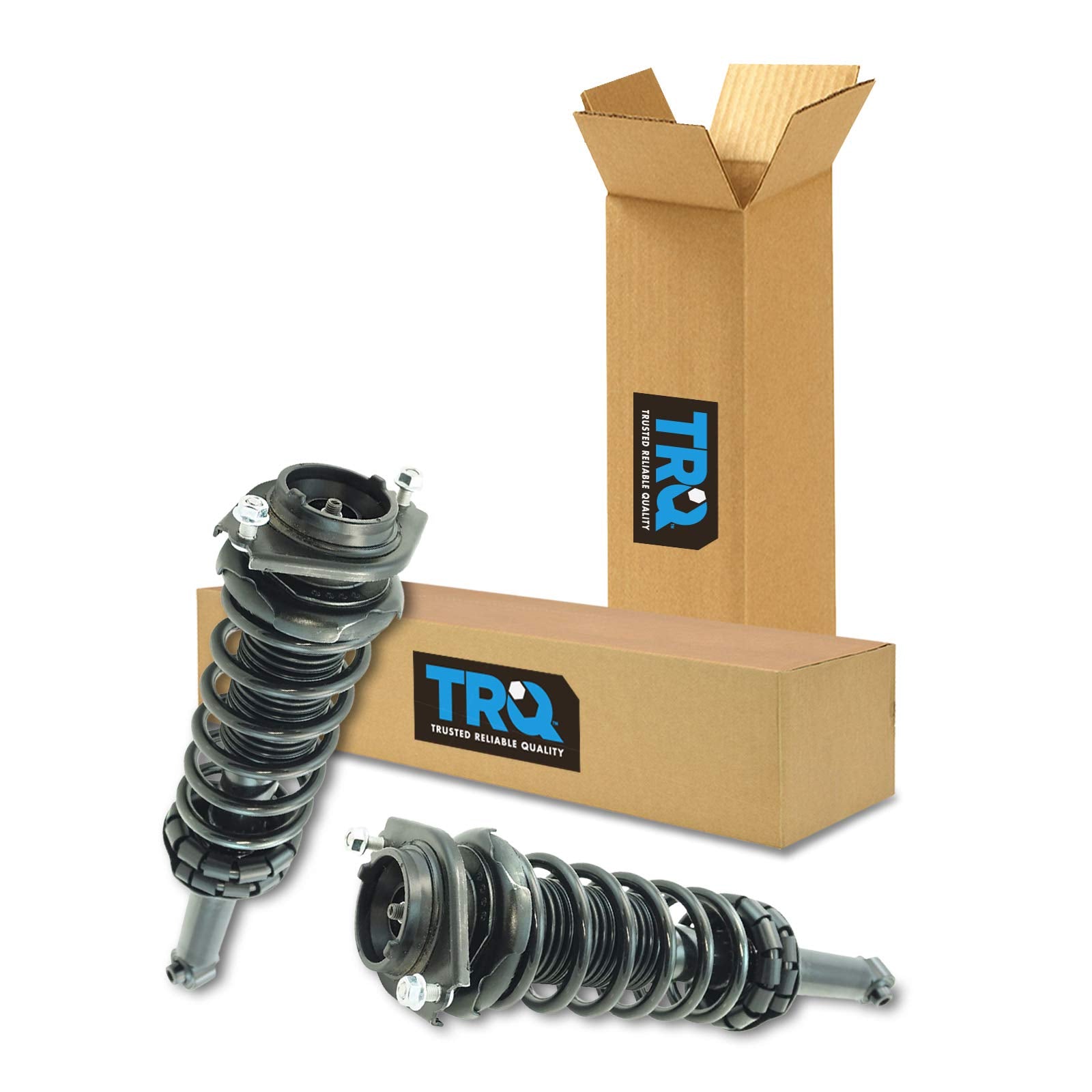 Trq Rear Strut & Coil Spring Assembly Set Driver & Passenger Sides Compatible With 10-12 Subaru Outback