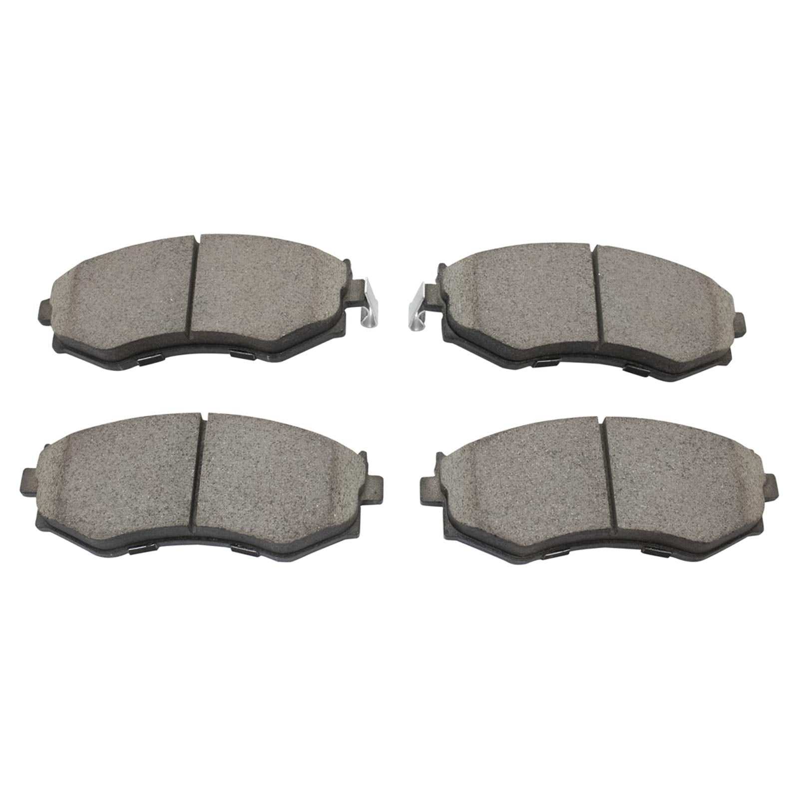 TRQ Front Brake Pads Ceramic Compatible with 1991-1996 INFINITI G20 1989-1998 Nissan 240SX 2000-2006 Sentra 1990-1992 Stanza