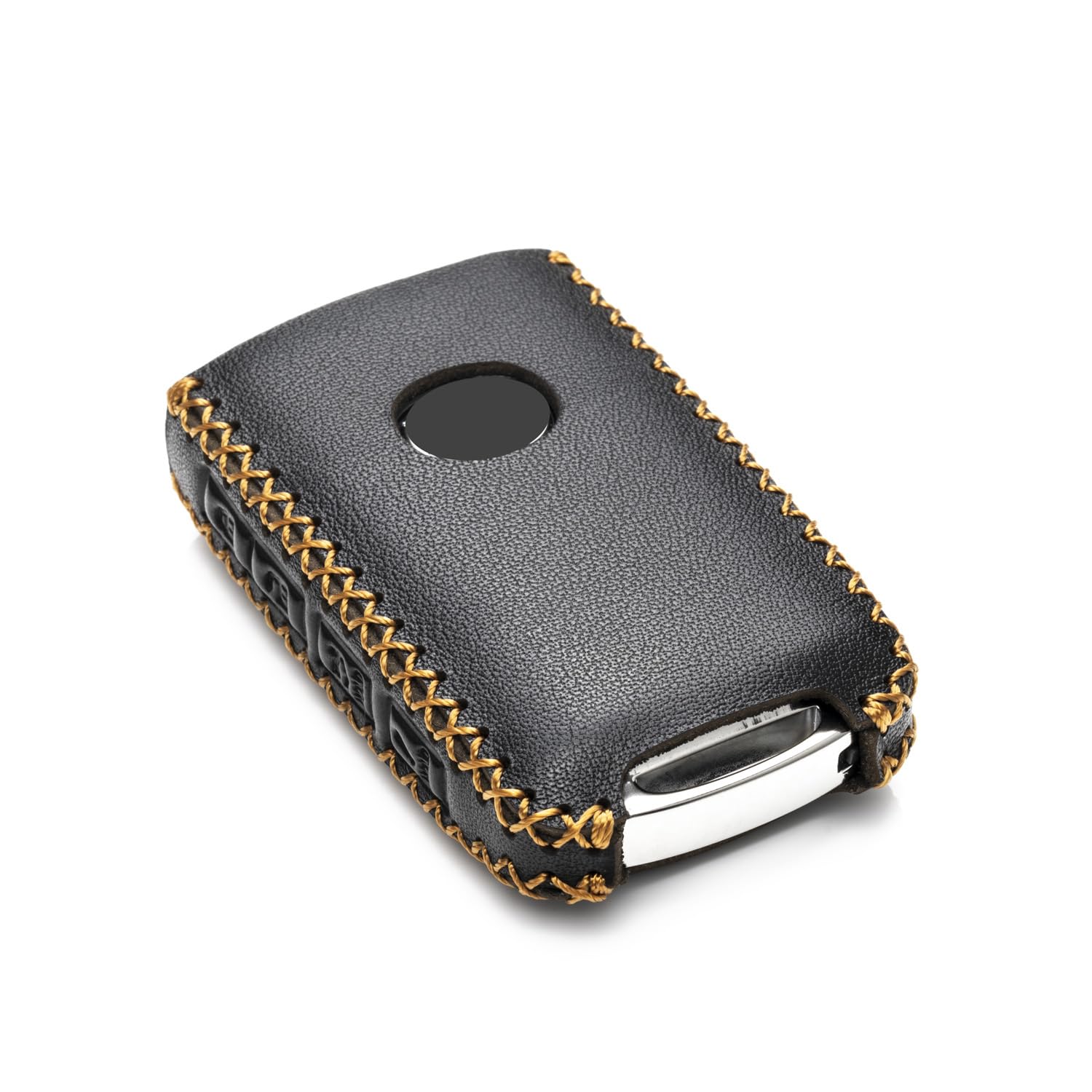 Vitodeco Genuine Leather Smart Key Fob Case Cover Protector Compatible With Mazda 3, Mazda 3 Hatchback, Mazda 6, Cx-5, Cx-50, Cx