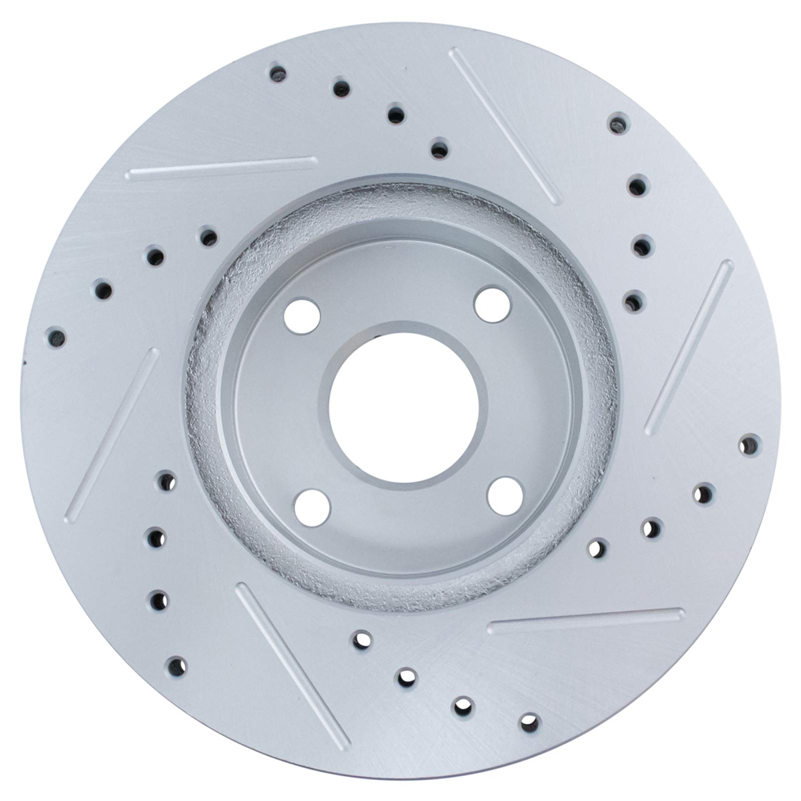 Trq Front Performance Brake Rotors Set Premium G-Coated Compatible With 1994-2005 Mazda Miata