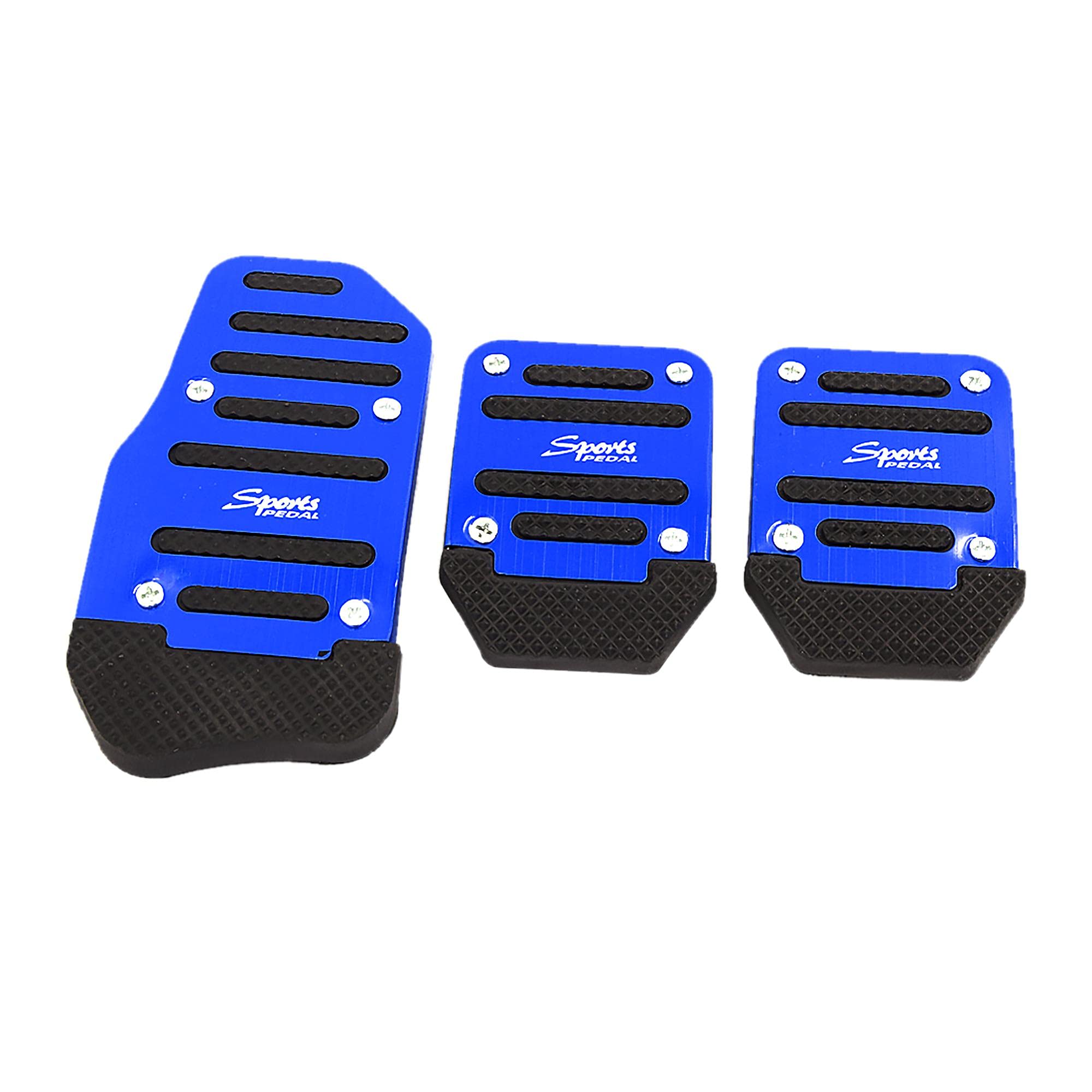 Uxcell 3 In 1 Universal Racing Sports Non-Slip Automatic Car Gas/Brake Pedals Pad Cover