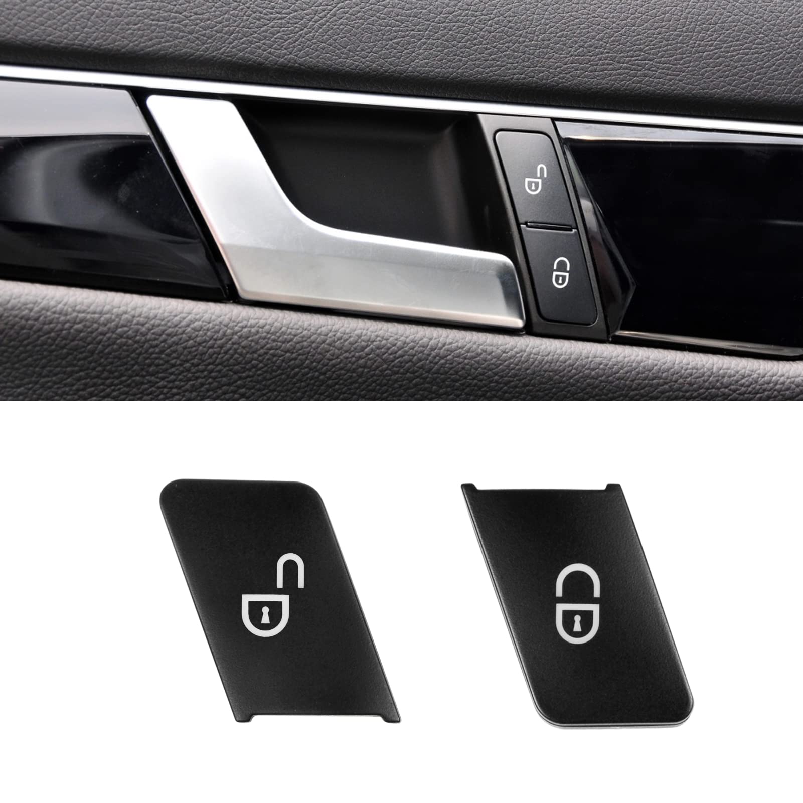Jaronx Compatible With Mercedes Benz Door Lock Button Door Lock Switch, Door Buttons Lock Unlock Button For B-Class W246,C-Class