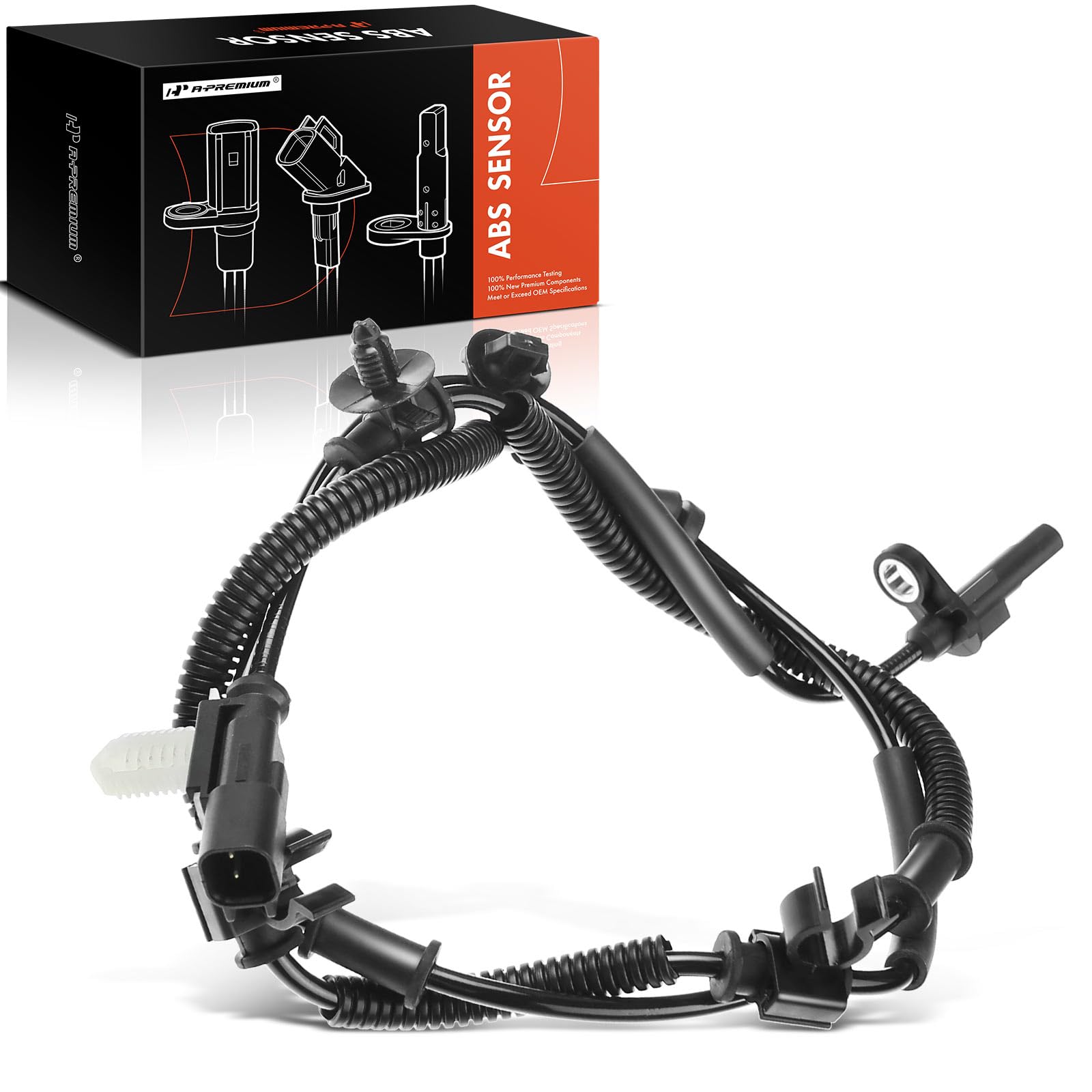 A-Premium ABS Wheel Speed Sensor Compatible with Ford Models - For F-150 2011-2014, Expedition 2013 - Rear Left Driver Side, Replace# BL3Z2C190D, BL3Z2C190F