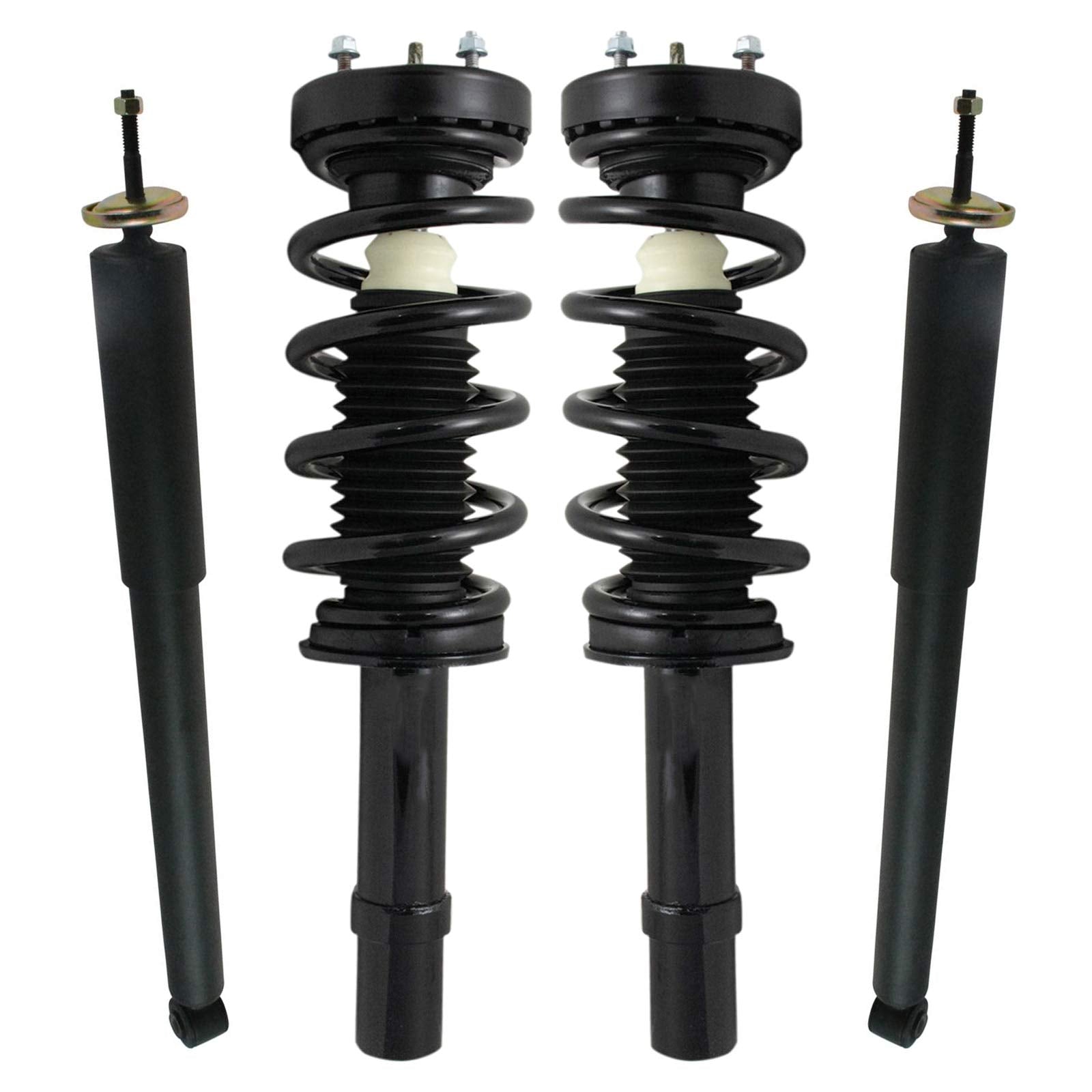 Trq Front And Rear Complete Strut Assembly & Shock Absorber Kit Shock & Spring Strut Assembly Compatible With 2012-2022 Chrysler