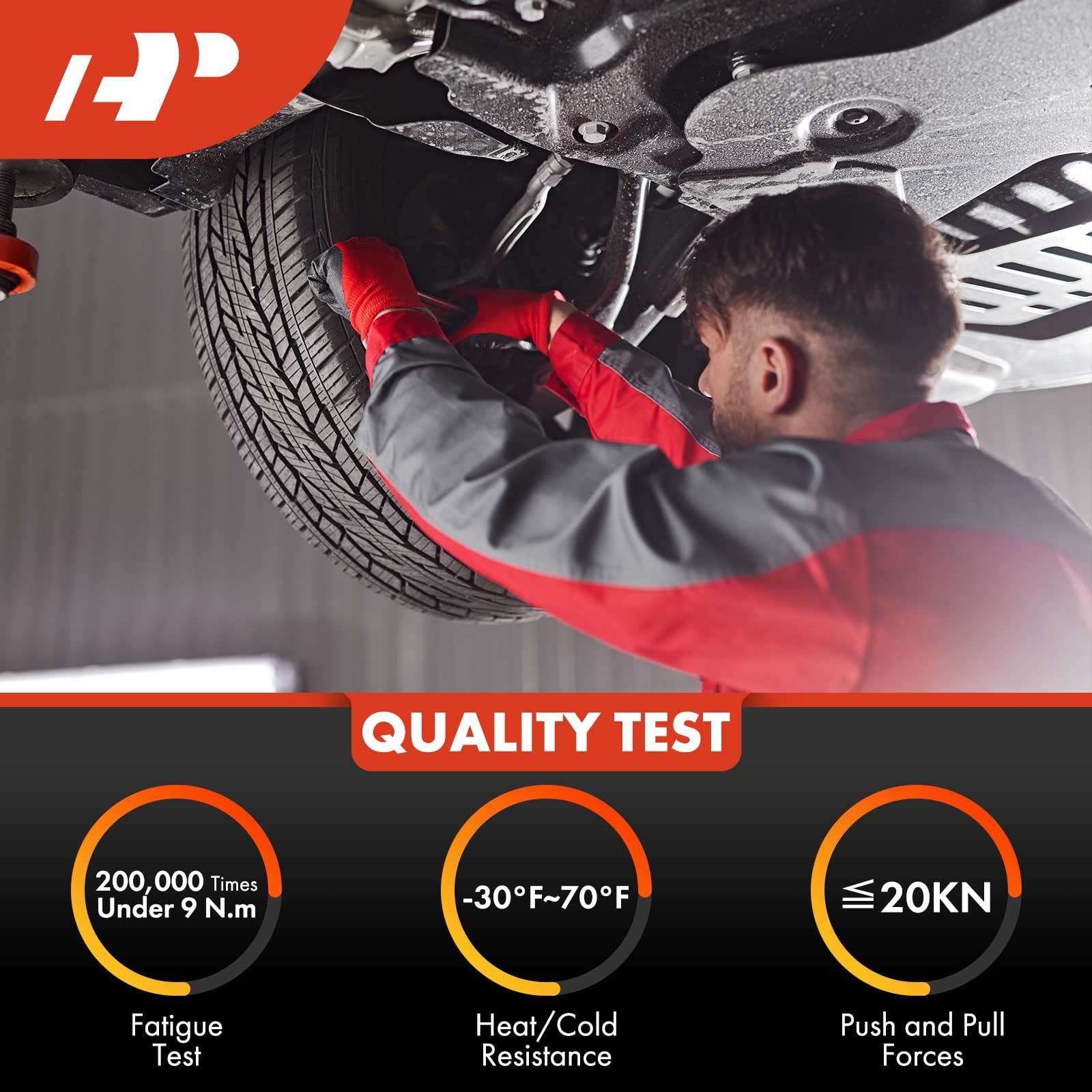 A-Premium Front Left Forward Lower Control Arm, with Ball Joint & Bushing, Compatible with Tesla Model S 2012-2018