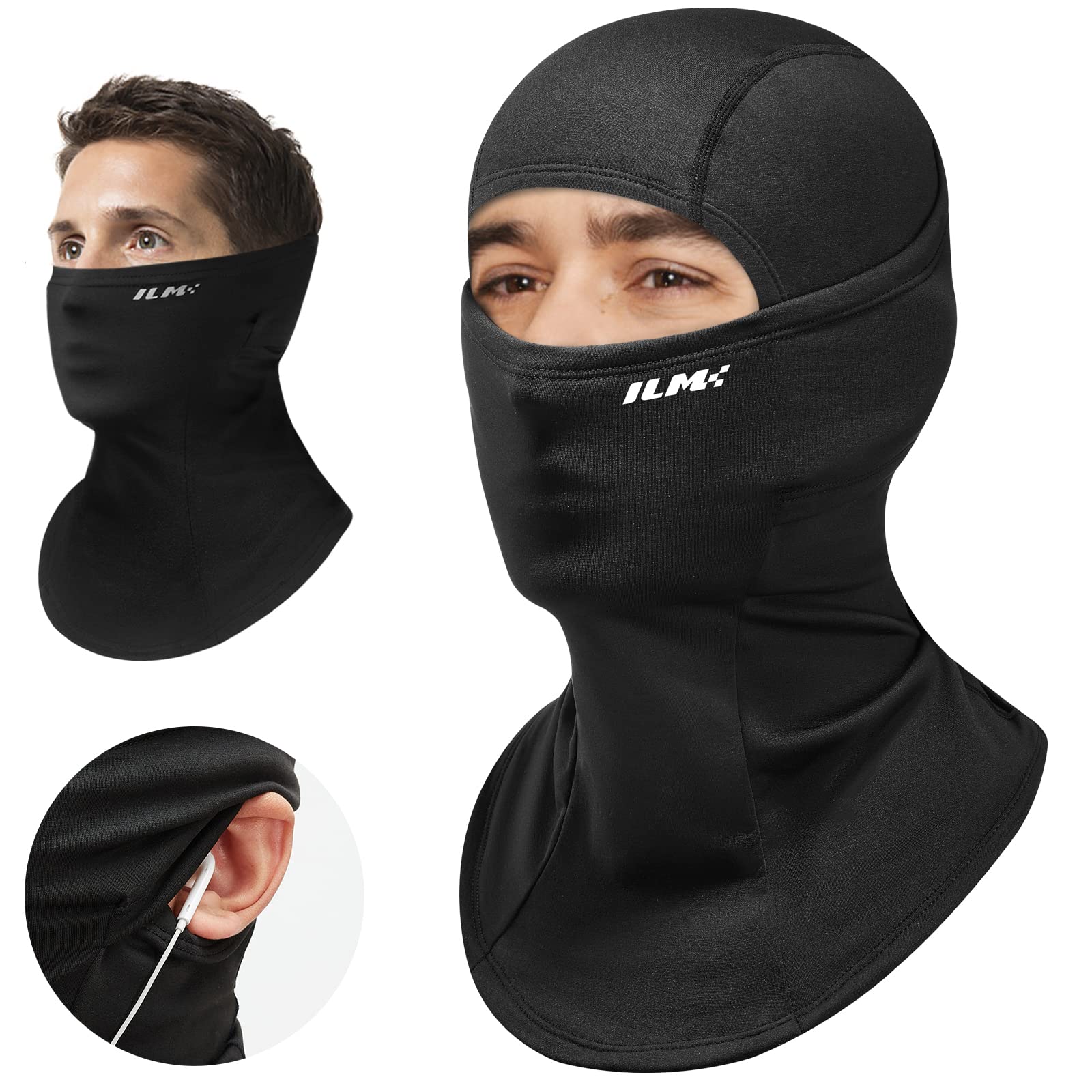 Ilm Thicker Motorcycle Balaclava Face Mask For Ski Snowboard Cycling Working Hunting Men Women