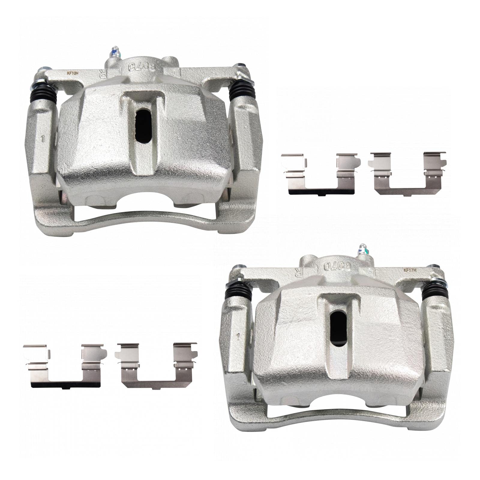 Trq Front Brake Caliper Set Compatible With 2013-2022 Mazda Cx-5