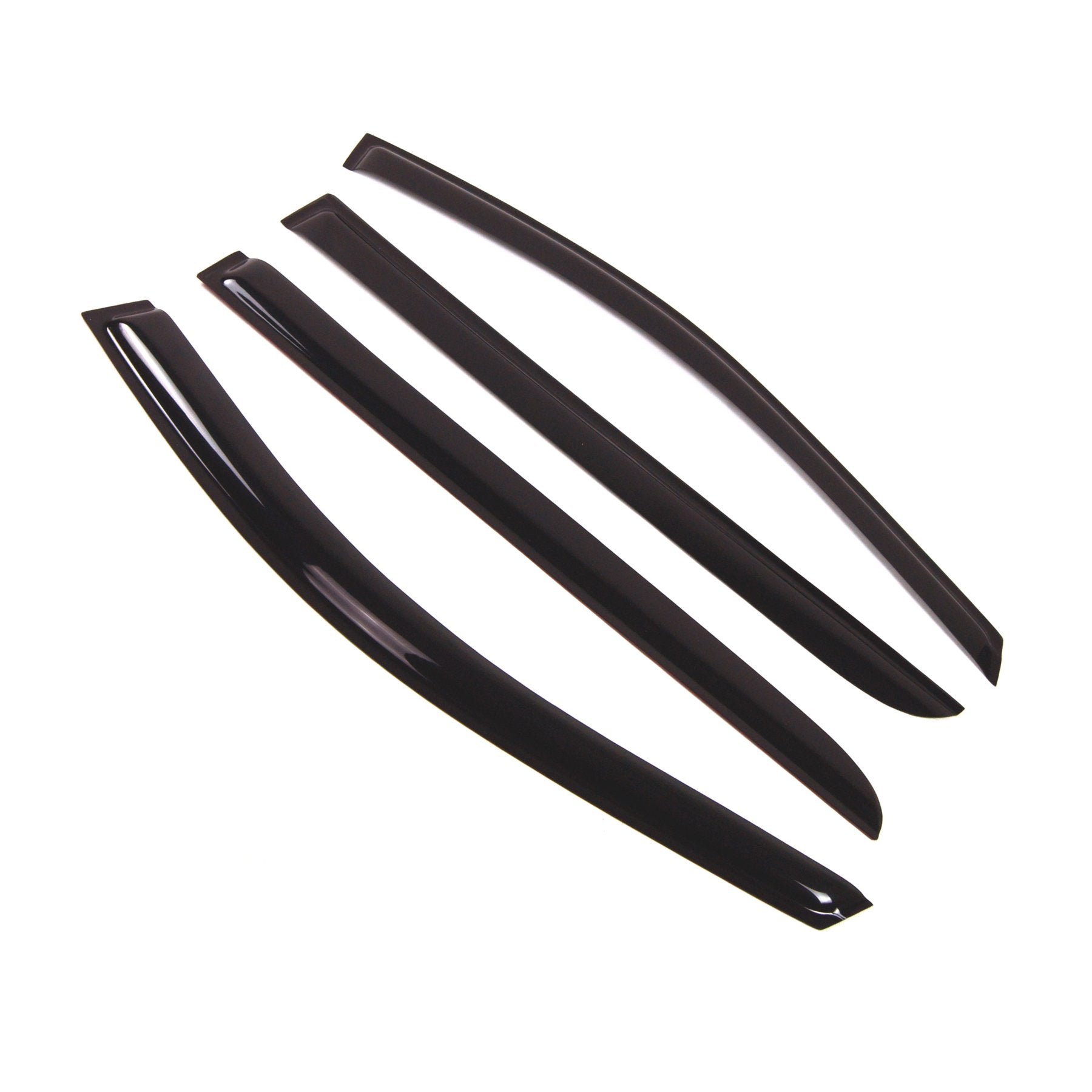 Tuningpros Outside Mount Window Vent Visors Rain Guards Compatible With Honda Odyssey 2005-2010 | Side Window Wind Deflectors Ra