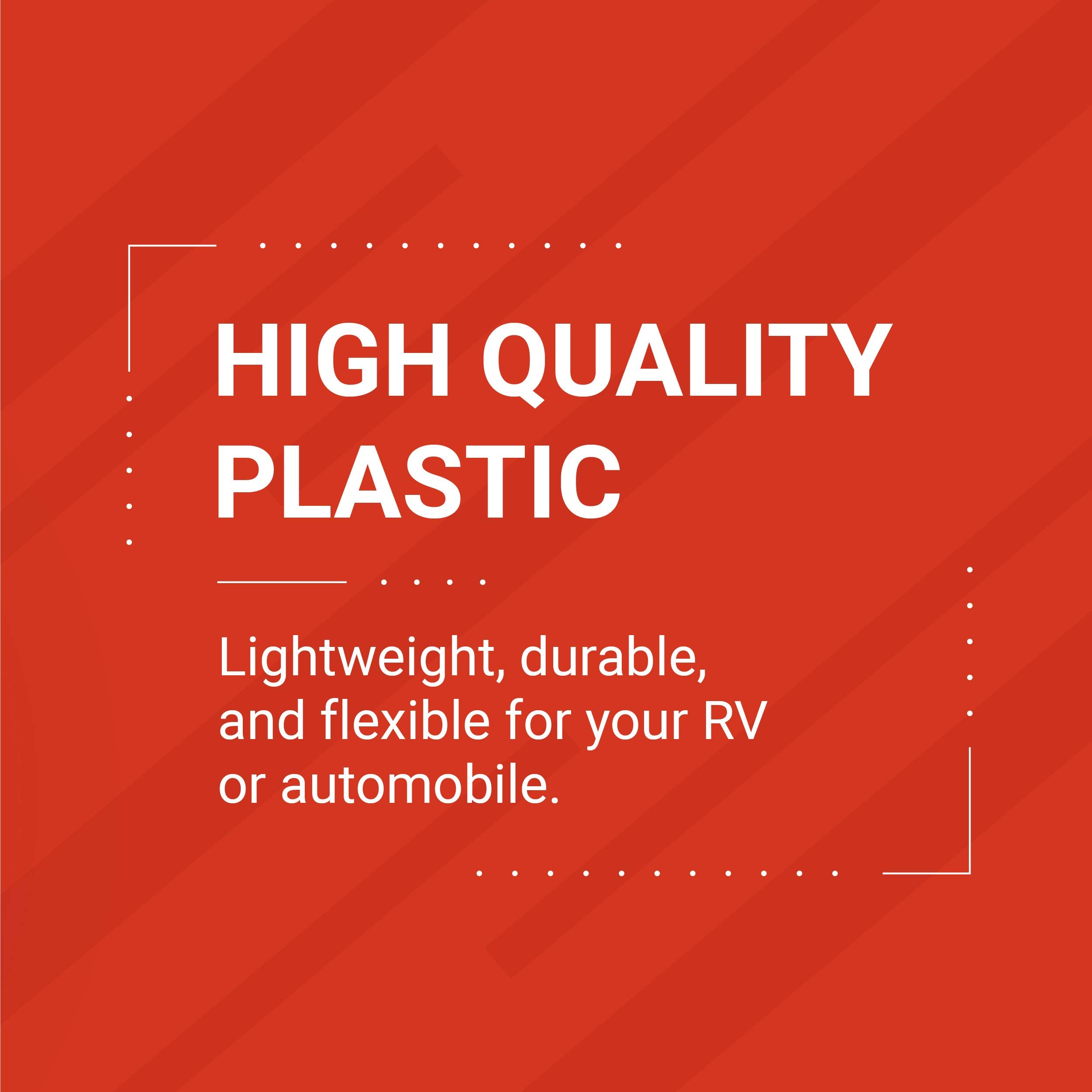 Trim-Lok Drip Rail, Black - 1/2    Height, 25 Length - Pvc Plastic Rain Gutter For Cars, Vans, And Rvs, Easy To Install Flexible