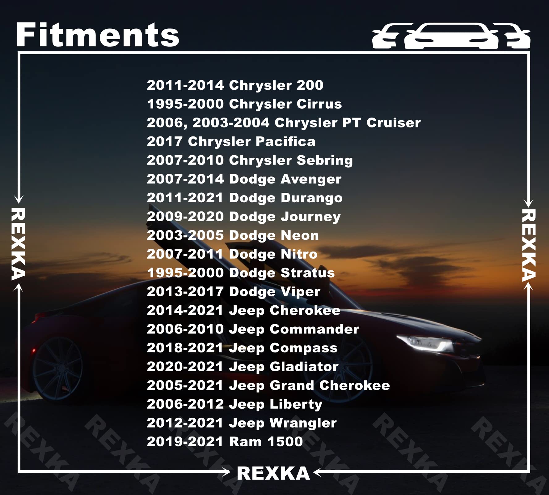 Rexka 31Pcs Grille Push Pin Retainer Clips Fasteners Rivet 6503598 Compatible With 2007-2020 Jeep Wrangler & 05-10 Grand Cheroke