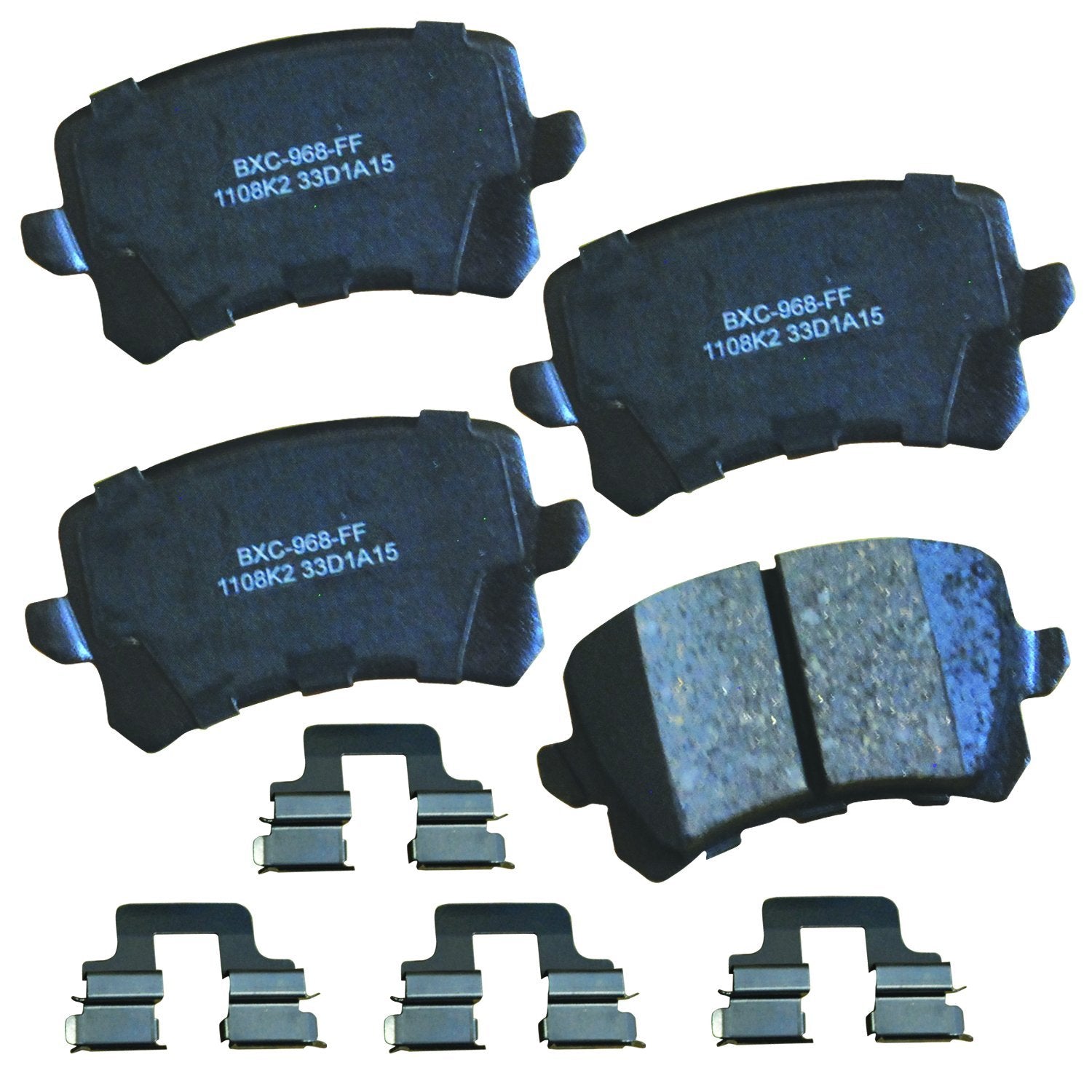 Bendix Premium Sbc1108K2 Ceramic Rear Brake Pads For Select Models Volkswagen Bora, Cc, Eos, Golf, Golf City, R, Gti, Jetta, Pas
