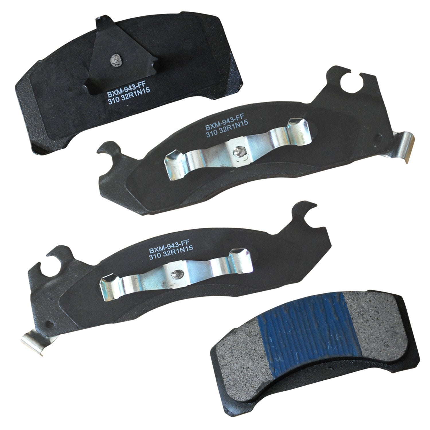 Bendix Premium Sbm310 Semi-Metallic Front Brake Pads For Ford Fairmont 1983, Ltd 1986-1983, Mustang 1993-1983, Thunderbird 1988-