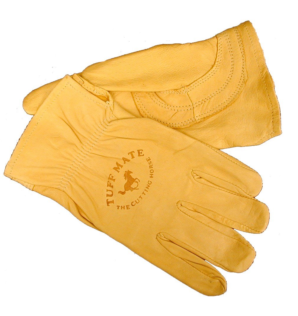 Tuff Mate Gloves 1301 Cutting Horse Glove Tan L WBCARB001ONKJCQ