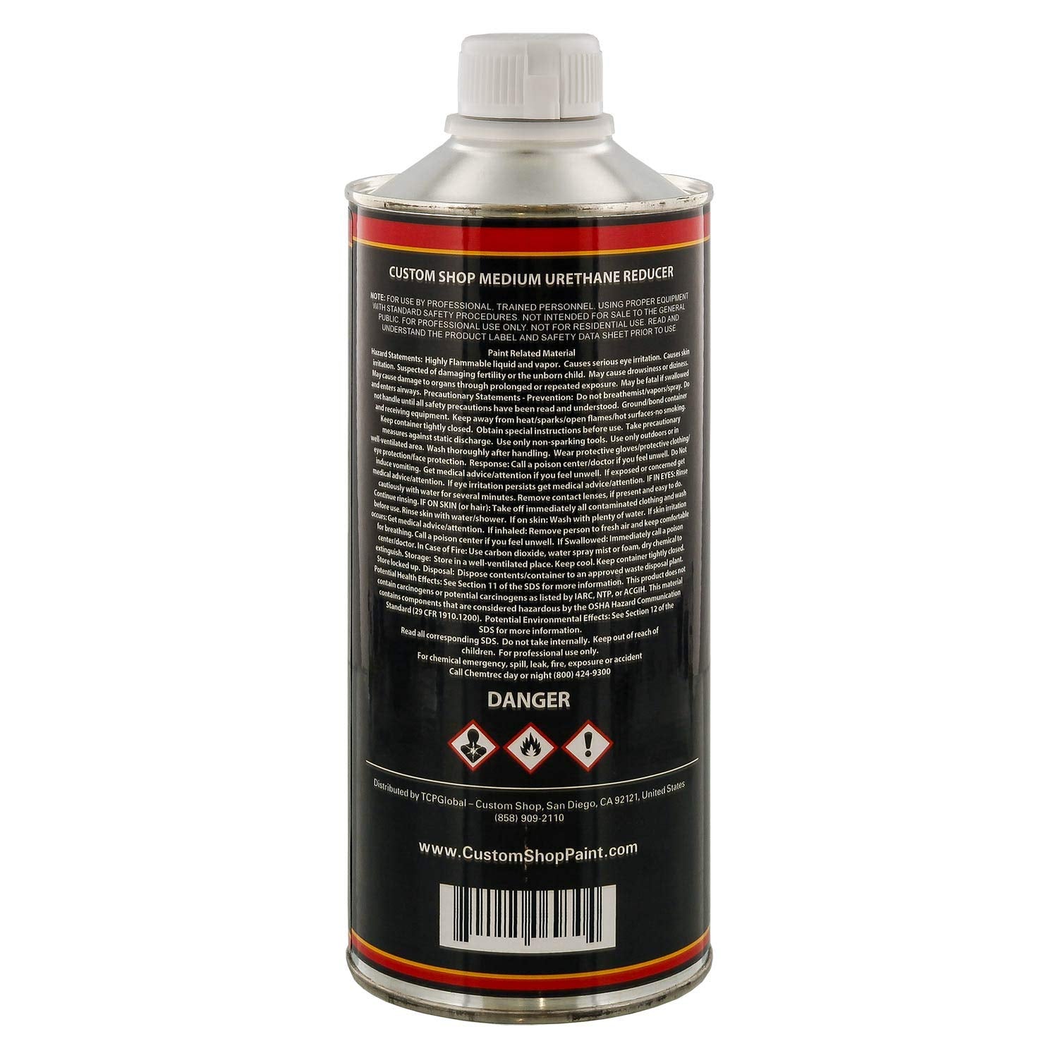 Restoration Shop / Custom Shop - Ur70 Medium Urethane Reducer (Quart) For Automotive Paint And Industrial Paint Use - High Perfo