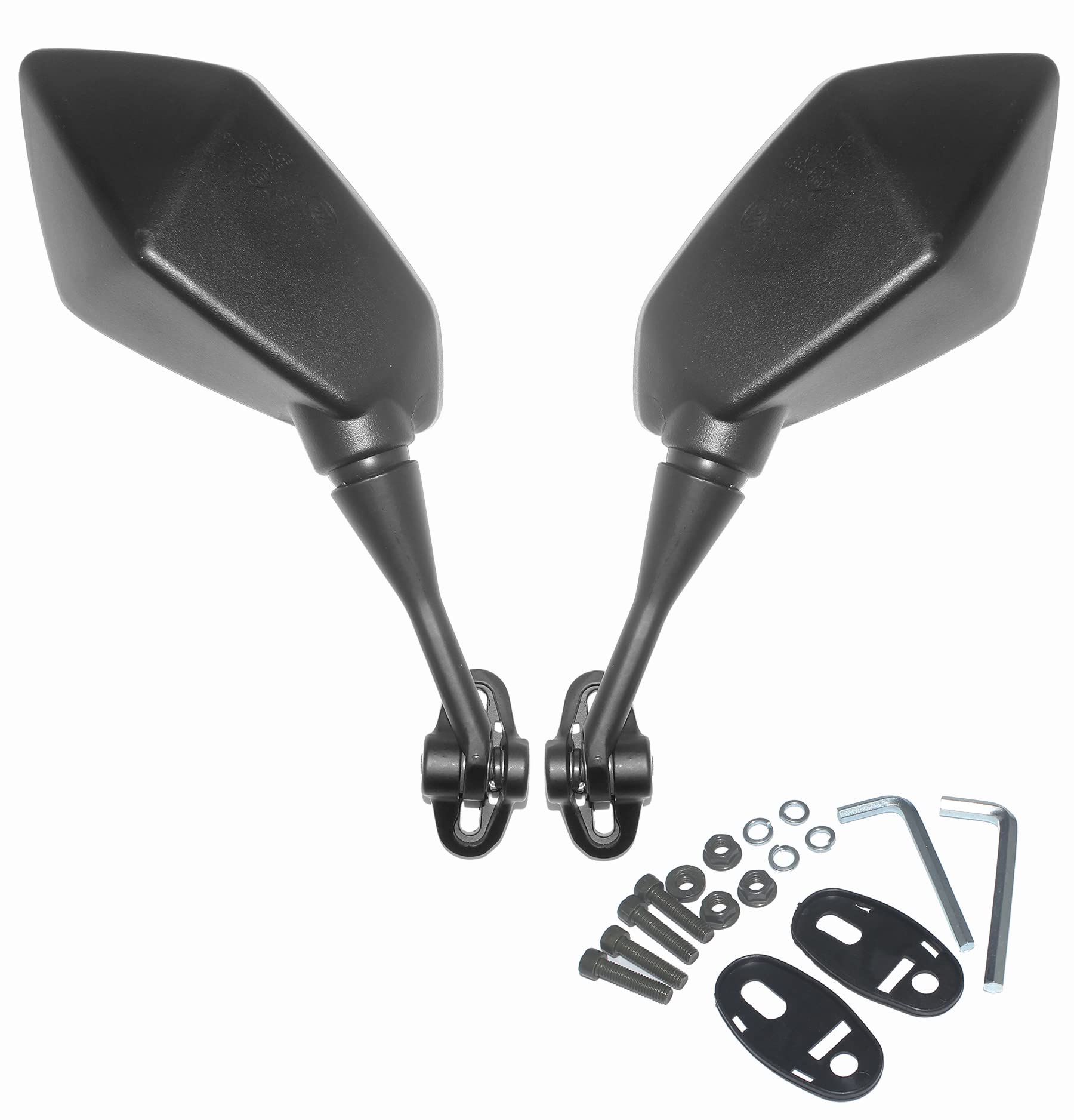 Minho Rear view Convex Adjustment Mirrors for Honda CBR600 CBR250 CBR300 CBR500 CBR900 CBR1000 Ninja 250R Suzuki GSXR 750 Hyosun