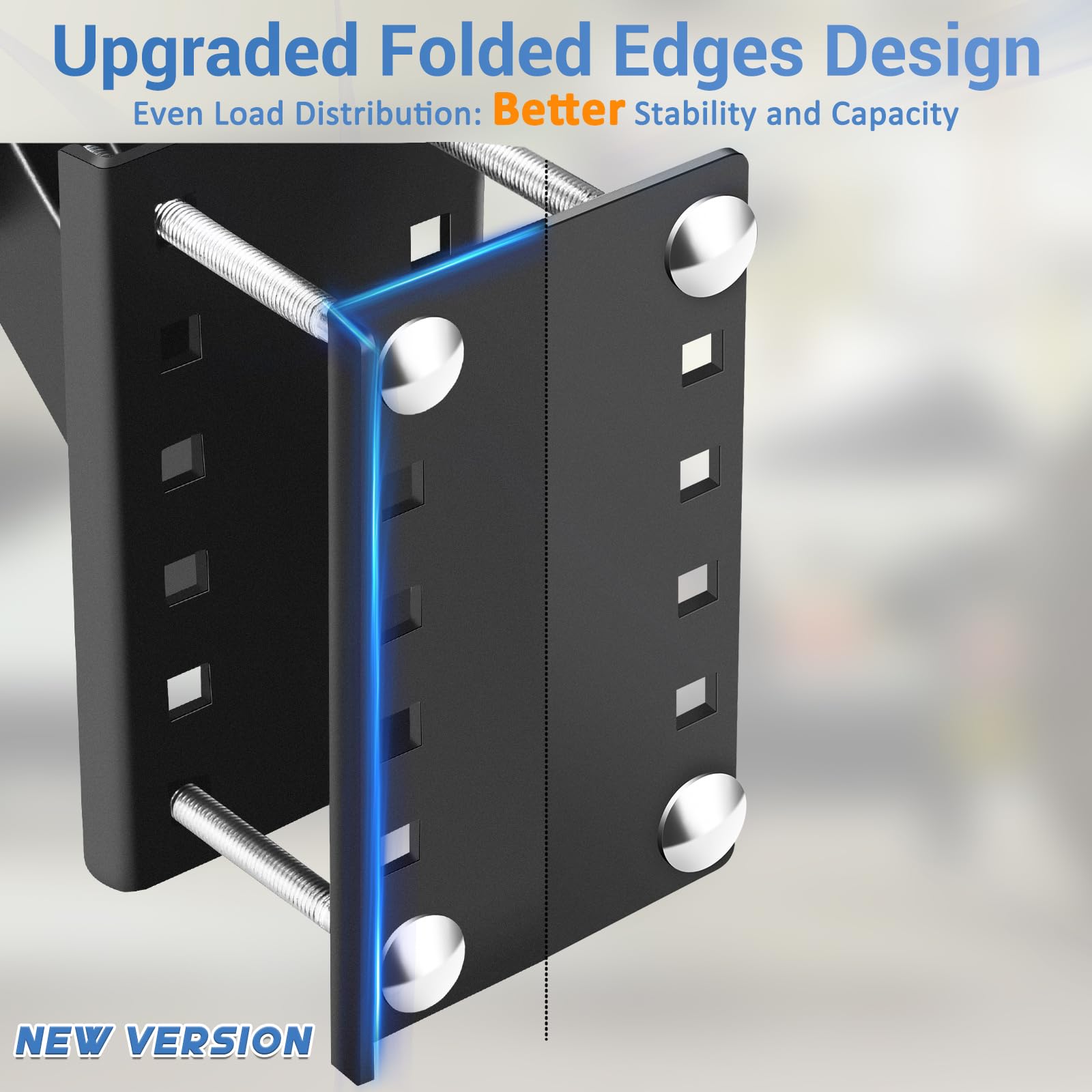 Spare Tire Carrier,Gadfish Spare Tire Mount Boat Trailer Carrier Bracket,Heavy Duty Lock Holder,Fits 4 & 5 & 6 Lugs Trailer Wheels On 4', 4.5'', 4.75'', 5'' And 5.5'' Bolt Patterns,Holds Up To 150 Lbs