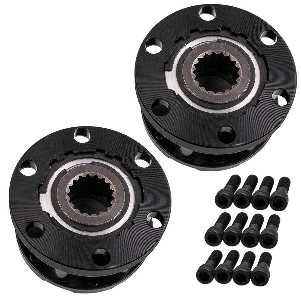 Maxpeedingrods 2Pcs Manual Locking Hubs 17 Spline For Isuzu D Max Trooper Holden Jackaroo 8-97113446-Pt Perfectautopart, Front Left And Right
