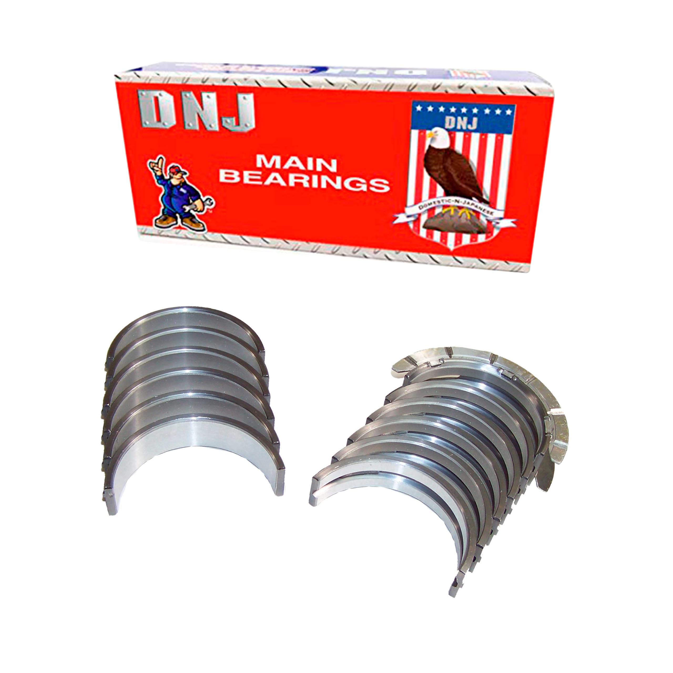 Dnj Mb3122 Main Bearings For 2004-2012 / Chevrolet, Gmc, Hummer, Isuzu/Canyon, Colorado, H3, H3T, I-350, I-370/3.5L, 3.7L / Dohc