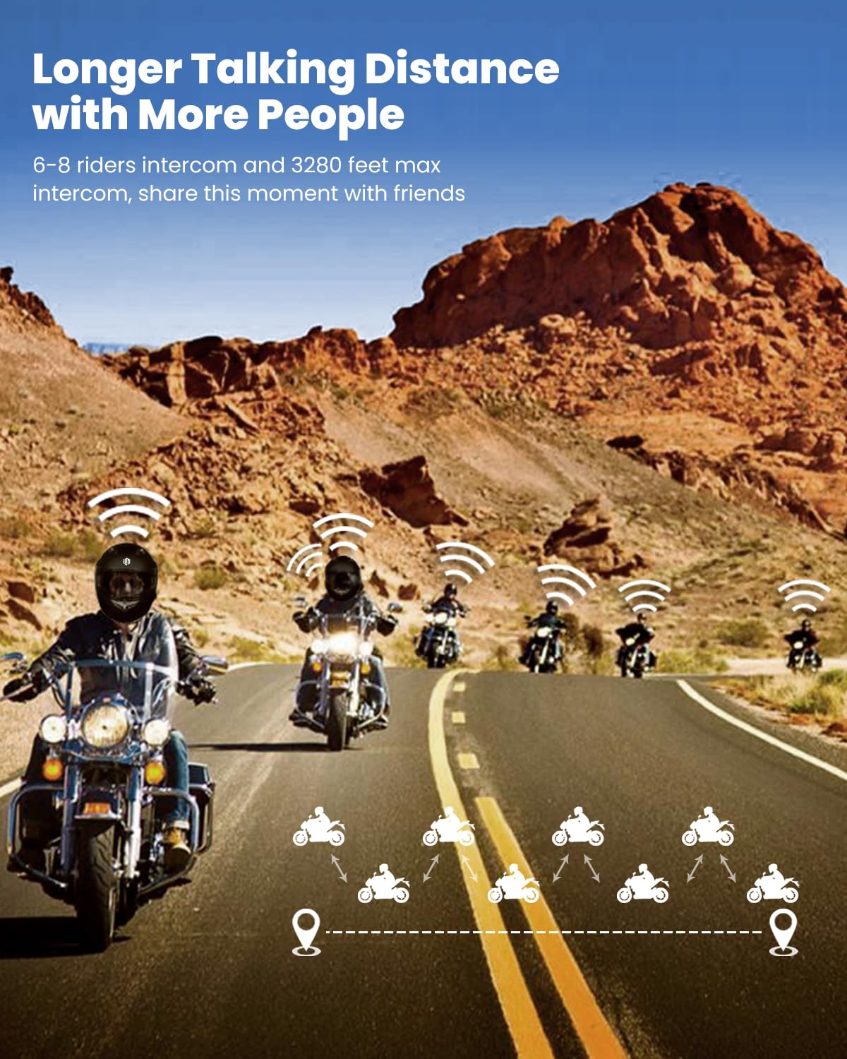 Ilm Bluetooth Integrated Modular Flip Up Full Face Motorcycle Helmet Sun Shield Mp3 Intercom Model 953Pro (Xl, Matte Black)