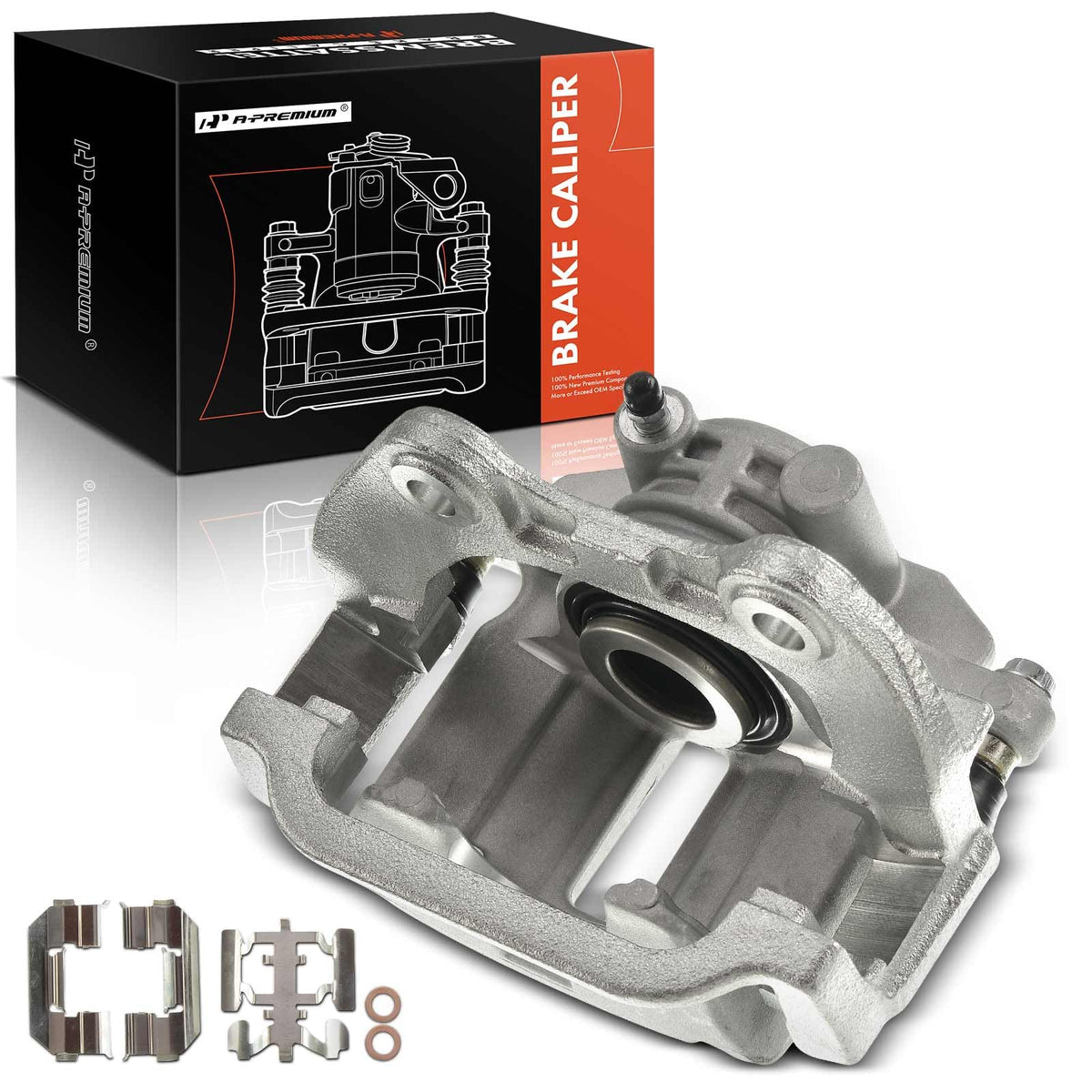 A-Premium Disc Brake Caliper Assembly With Bracket Compatible With Cadillac, Chevrolet & Gmc Models - Silverado 1500, Sierra 150