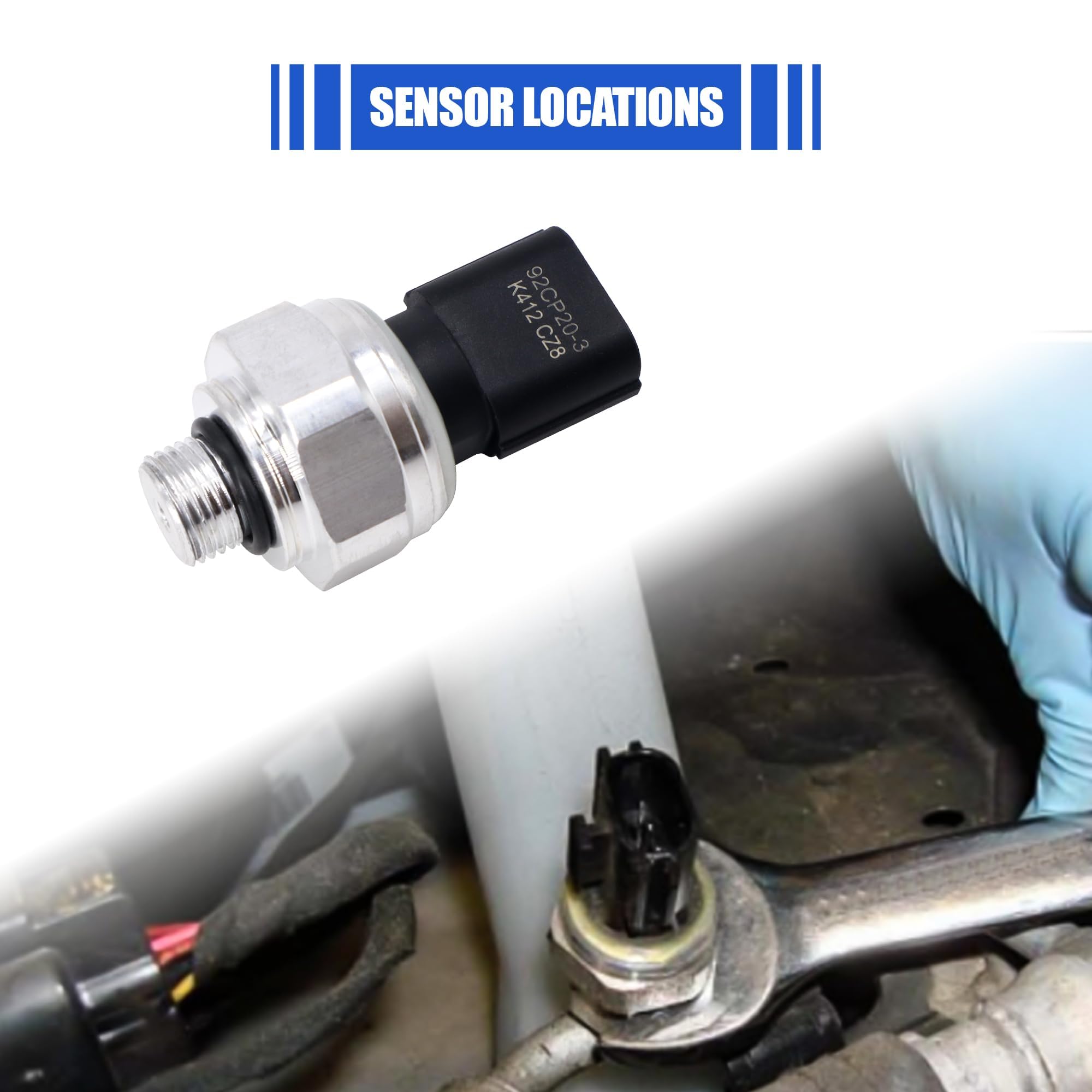 Hisport 80450T2Fa01 A/C Pressure Sensor Switch - Pressure Transducer Compatible With Acura Ilx Mdx Nsx Rdx Rl Tl Tlx Tsx Zdx, Ho