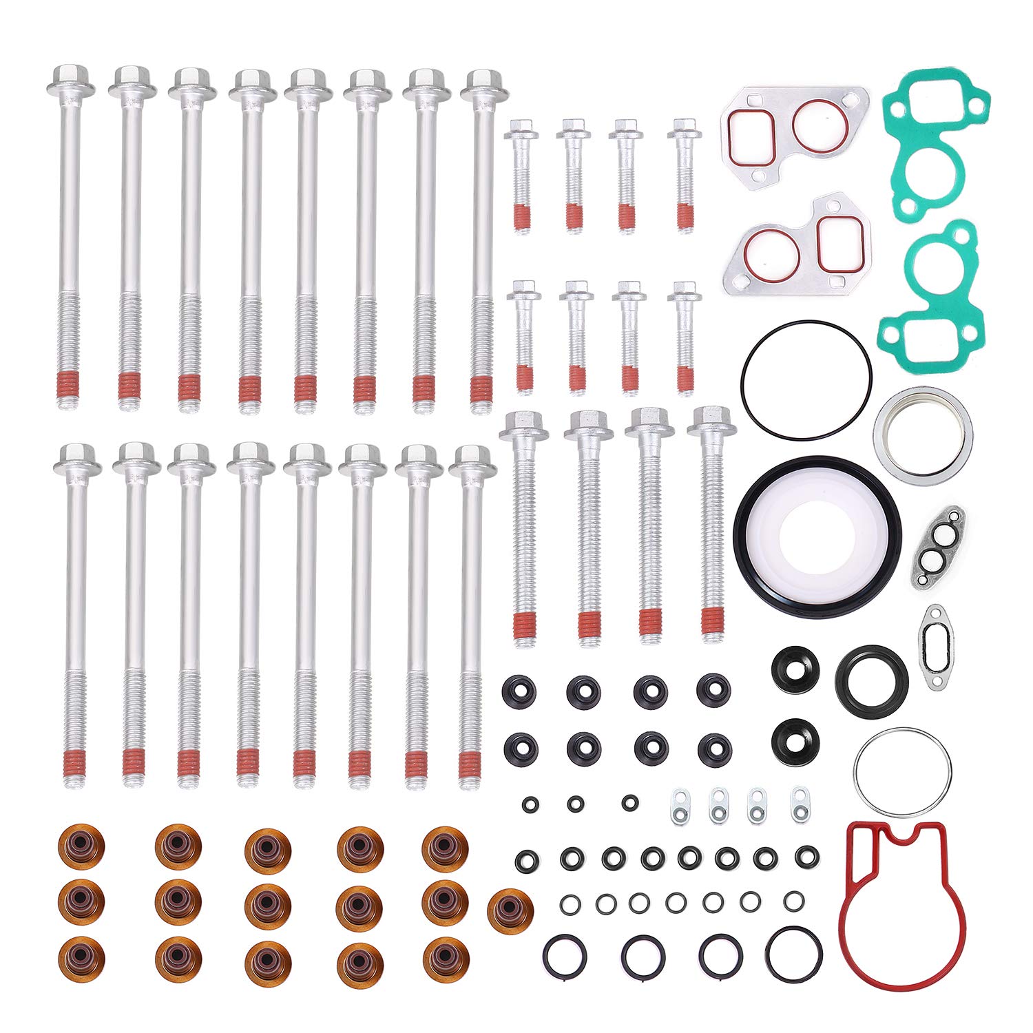 LIMICAR Cylinder Head Gasket Set Head Bolts ES72173 (1st Generation) Compatible w/ 2002 2003 2004 2005 2006 2007 2008 2009 2010