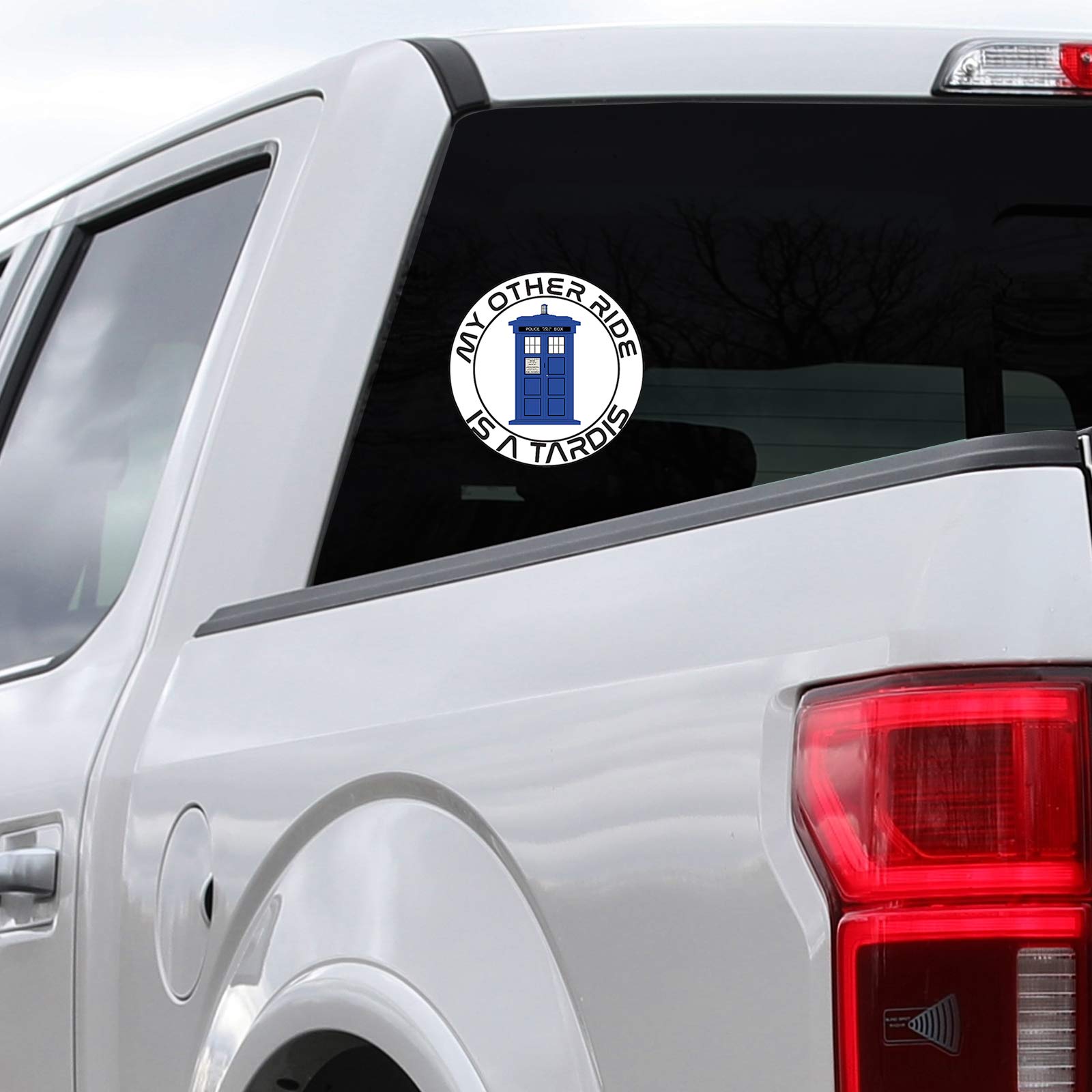 My Other Ride Is A Tardis Sticker Decal Notebook Car Laptop 5'' X 5'' (Color)
