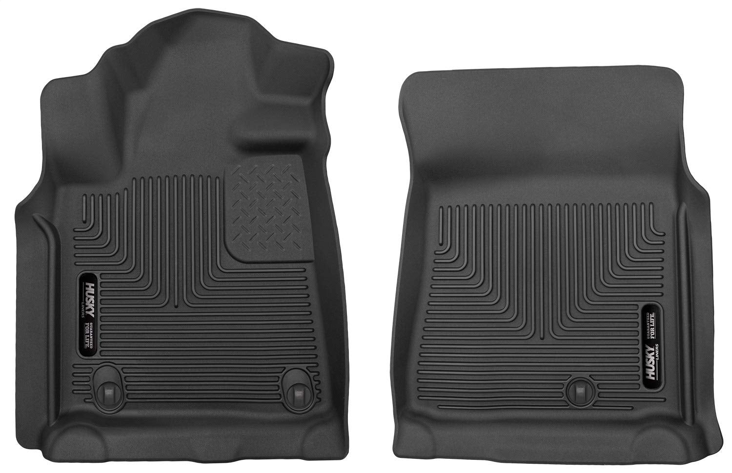 Husky Liners - X-Act Contour | Fits 2007 - 2011 Toyota Tundra Crewmax/Double/Standard Cab, 2008 - 2011 Toyota Sequoia, Front Row