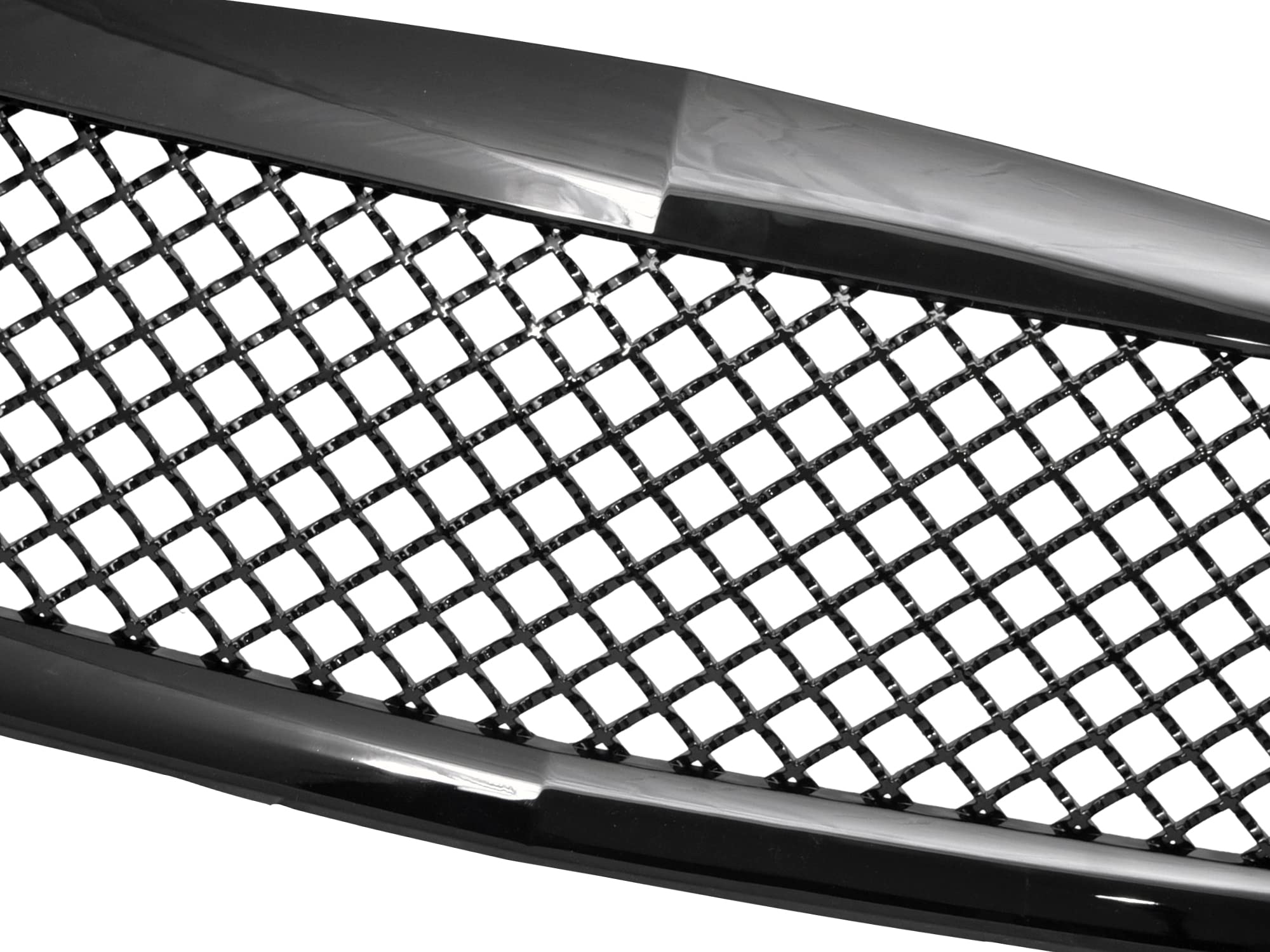 Armordillo Mesh Front Hood Grille - Gloss Black, Fits 2006-2011 Chevy HHR, Model 7147065, Durable Plastic
