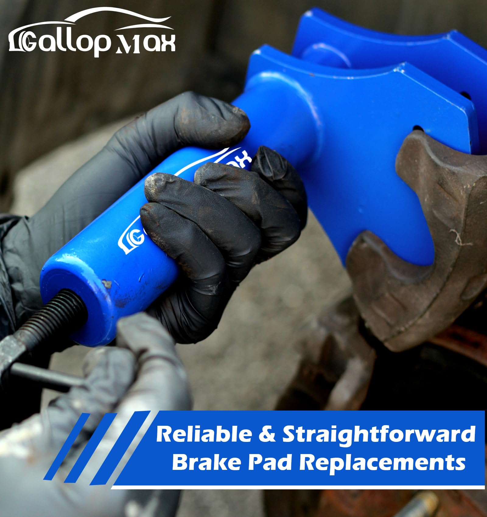 Gallopmax Brake Caliper Tool - Multi Piston Brake Pad Spreader Heavy Duty Brake Caliper Piston Compression Tool, Patented