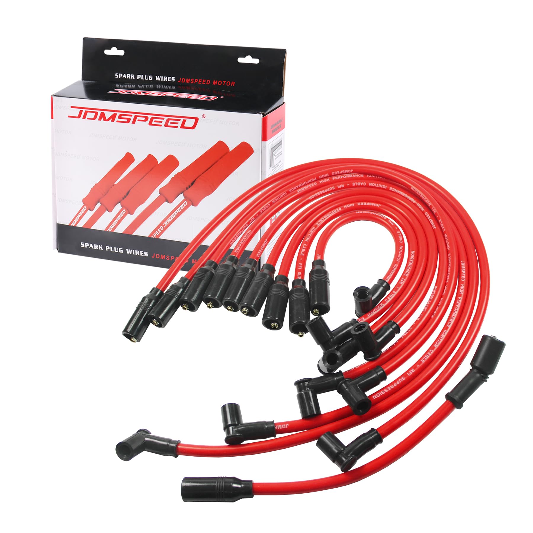 Jdmspeed New Performance Spark Plug Wire Set 10.5Mm Replacement For Chevy Gm Lt1 Lt4 5.7L 4.3L 1992-1997