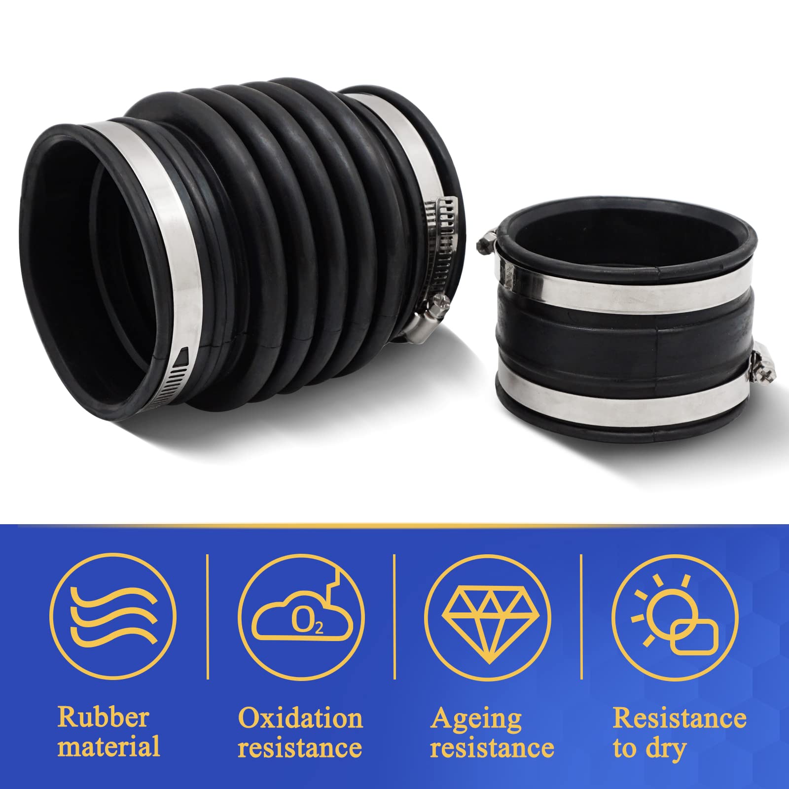 Air Cleaner Intake Hose Tube For 2005-2019 Nissan Frontier 2005-2012 Nissan Pathfinder 2005-2015 Nissan Xterra 696-009 16576Ea200