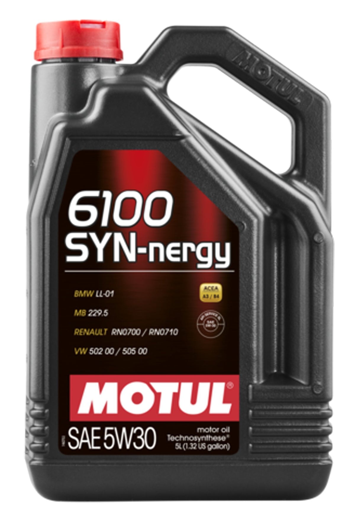Motul 107972 6100 SYN-nergy 5W-30 Technosynthese Motor Oil, 5 Liter 128. Fluid_Ounces