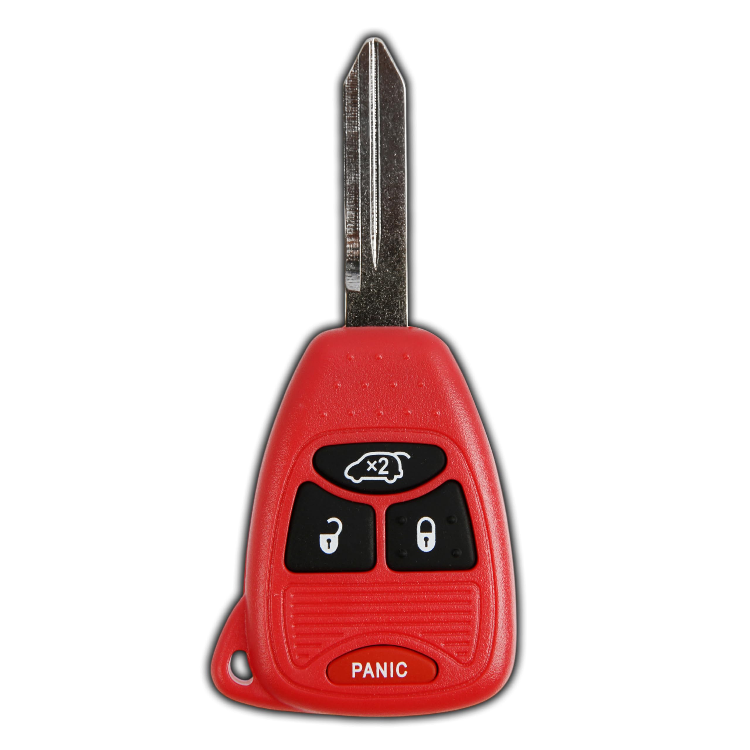 Keylessoption Keyless Entry Remote Control Uncut Car Key Fob Replacement For Oht692427Aa Kobdt04A Red