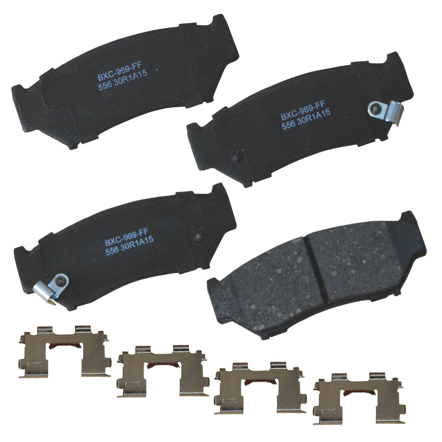 Bendix Premium Sbc556 Ceramic Front Brake Pads For Chevrolet Tracker 2004-1998, Geo Tracker 1997-1996, Suzuki Sidekick 1998-1991